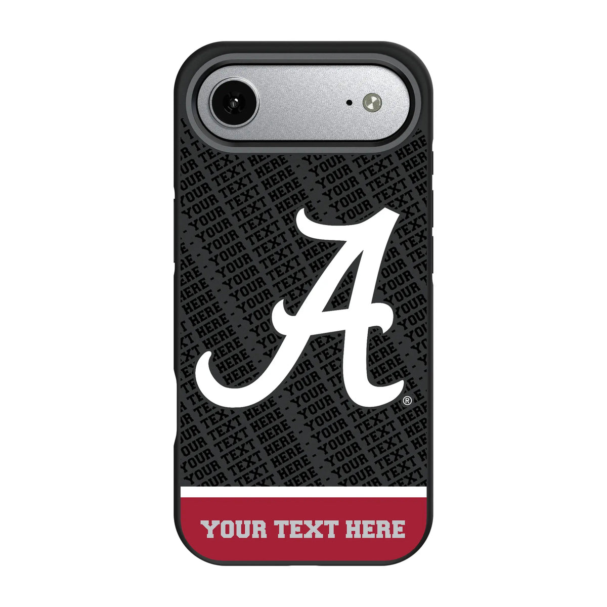 University of Alabama Crimson Tide Script A Personalized EndZone Plus iPhone Bump Phone Case for Apple iPhone#Device_iPhone Air