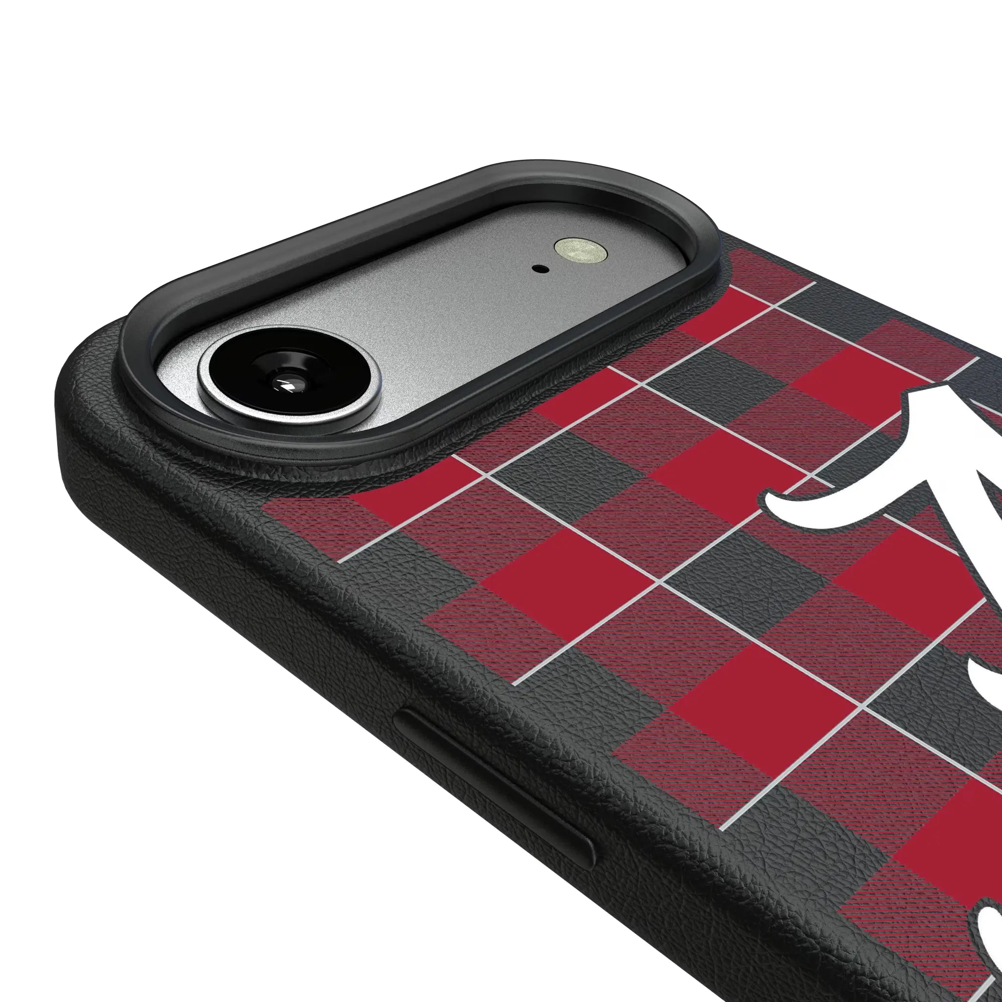 University of Alabama Crimson Tide Script A Plaid iPhone MagSafe Compatible Phone Case for Apple iPhone - Detail#Device_iPhone Air