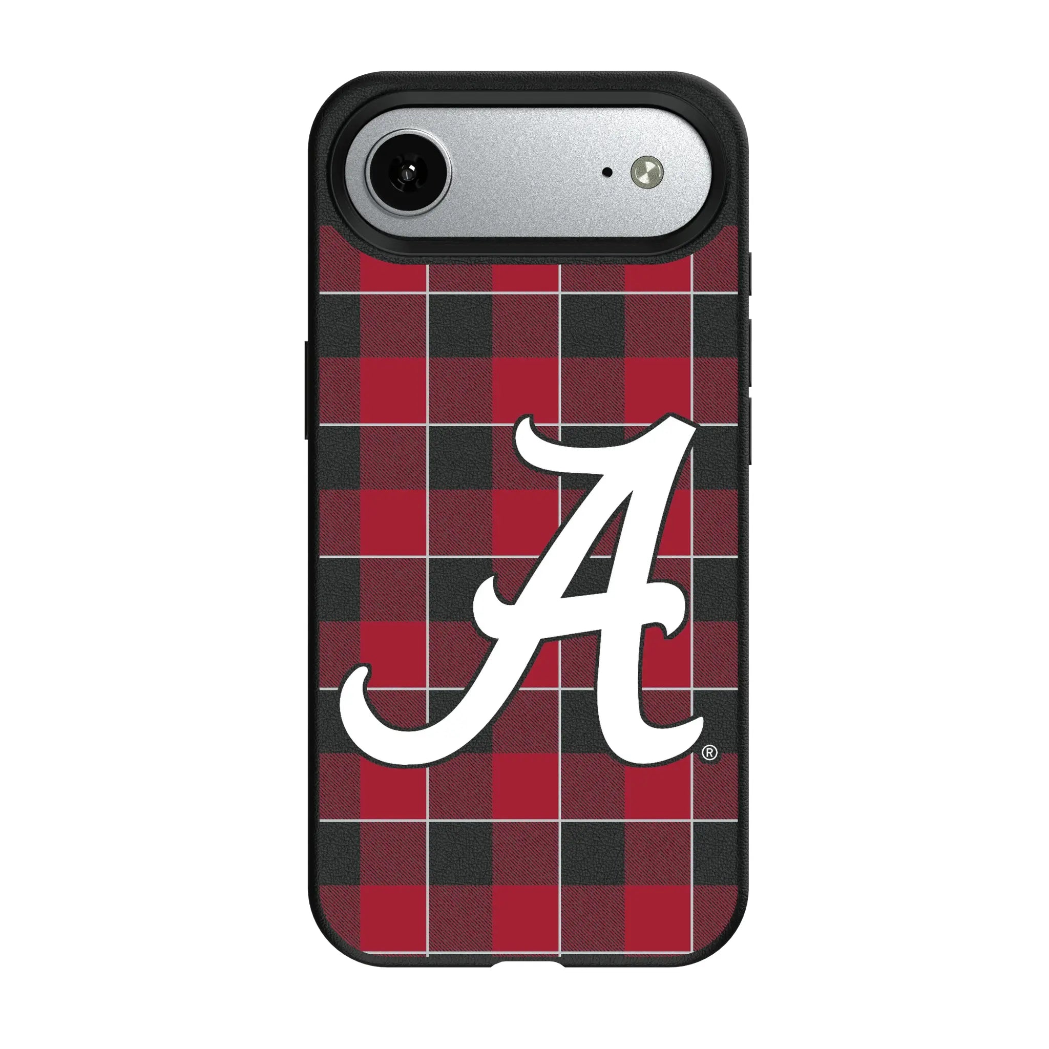 University of Alabama Crimson Tide Script A Plaid iPhone MagSafe Compatible Phone Case for Apple iPhone#Device_iPhone Air