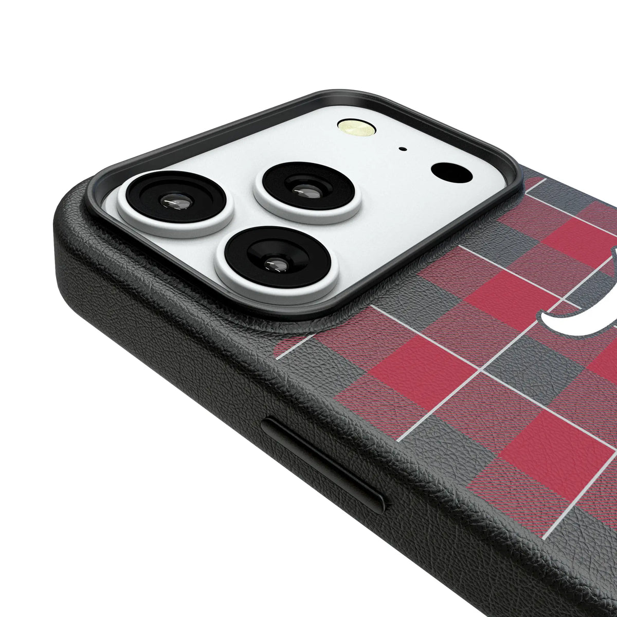 University of Alabama Crimson Tide Script A Plaid iPhone MagSafe Compatible Phone Case for Apple iPhone - Detail#Device_iPhone 18 Pro