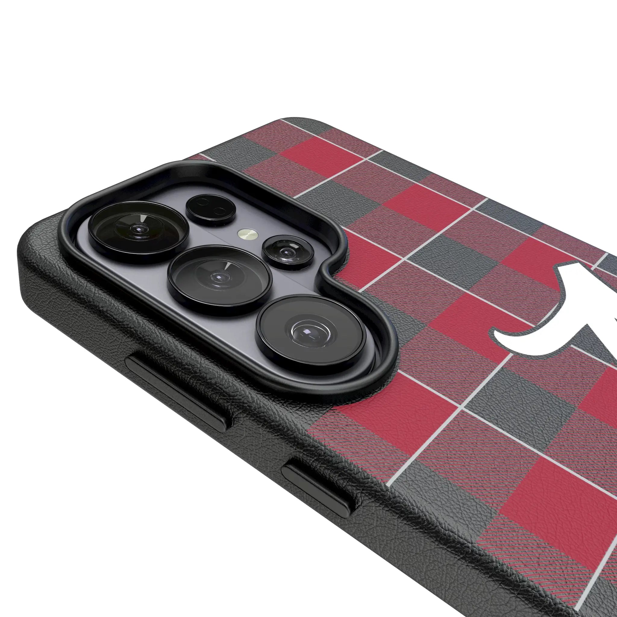 University of Alabama Crimson Tide Script A Plaid Galaxy MagSafe Compatible Phone Case for Samsung Galaxy - Detail#Device_Galaxy S26 Ultra
