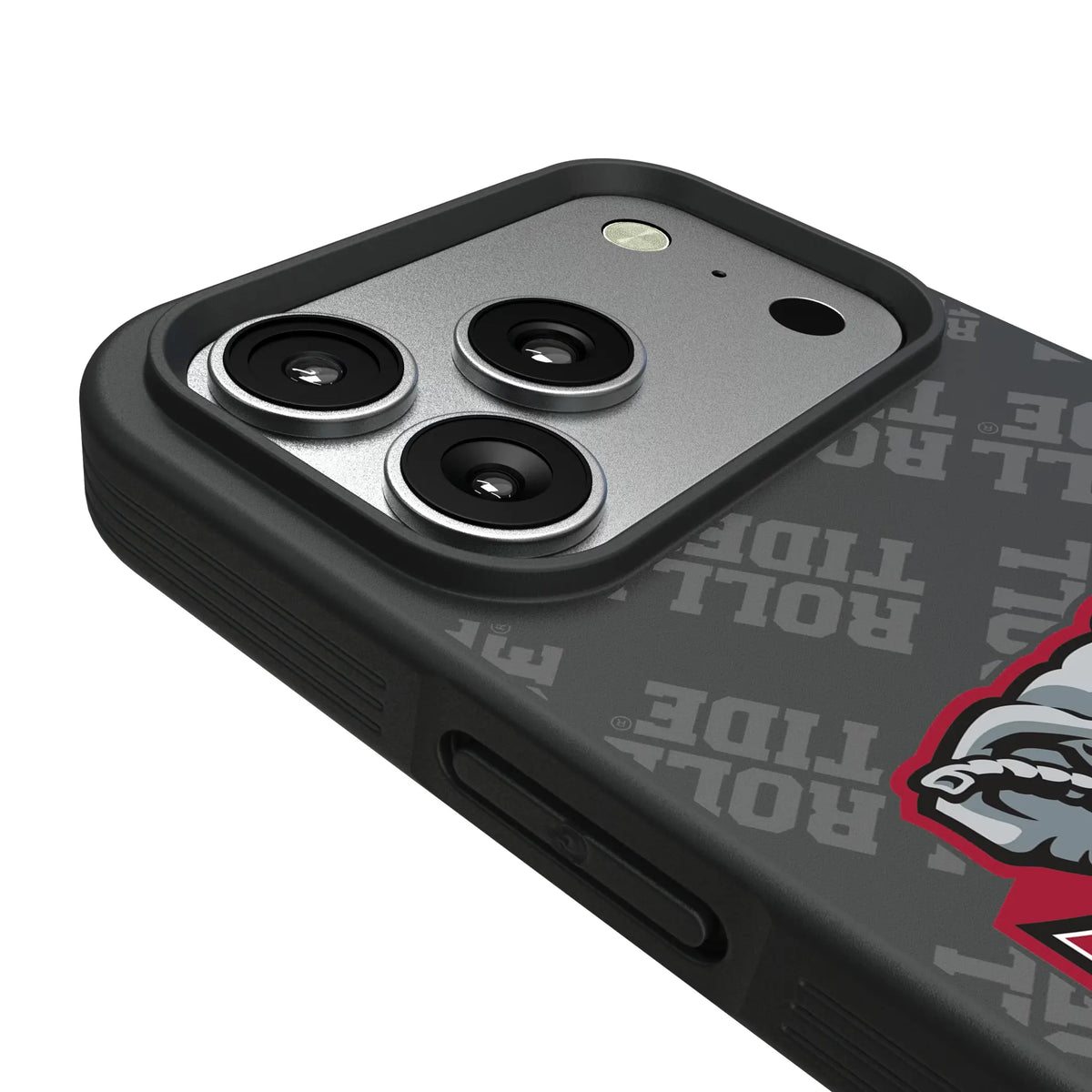 University of Alabama Crimson Tide Script A Quadtile iPhone Bump Phone Case for Apple iPhone - Detail#Device_iPhone 17 Pro