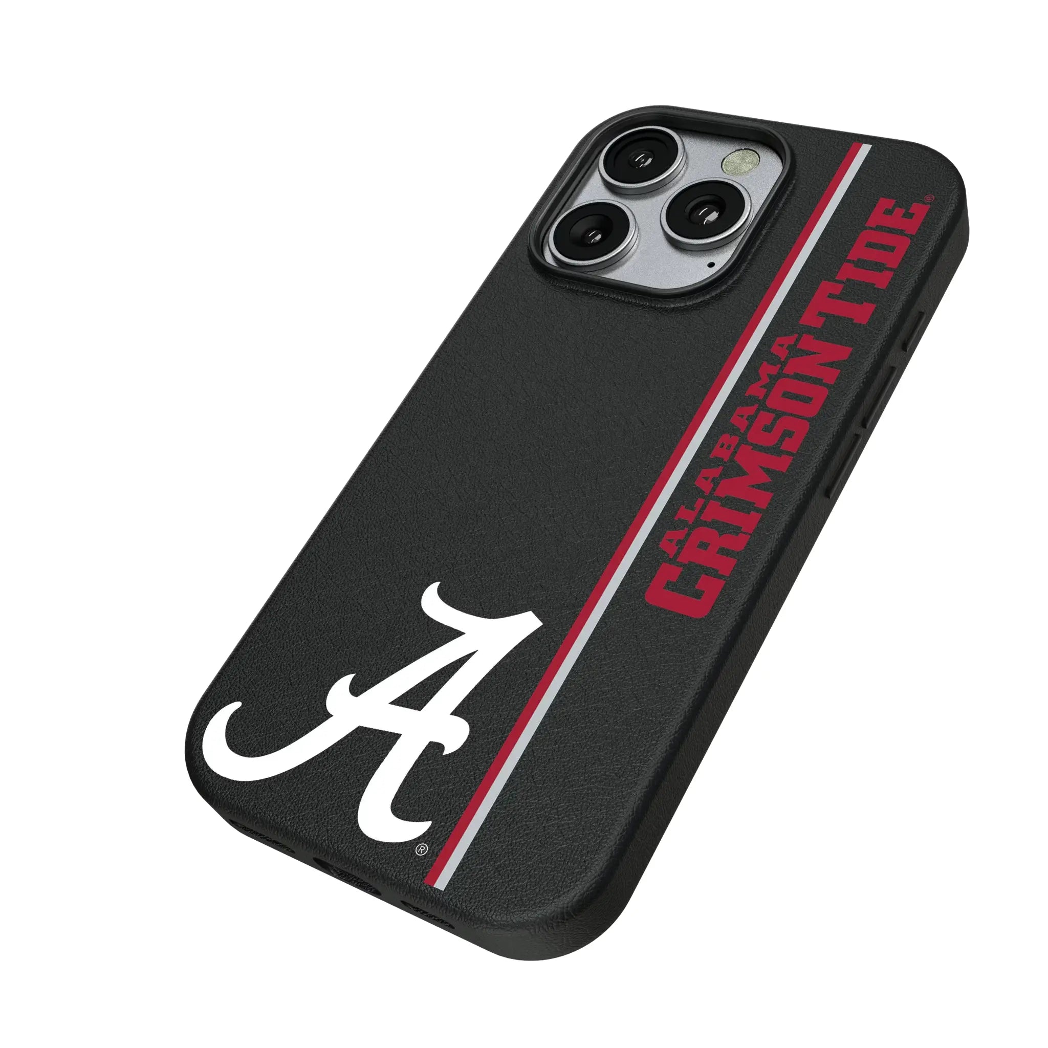 University of Alabama Crimson Tide Script A Sidebar iPhone MagSafe Compatible Phone Case for Apple iPhone - Isometric View