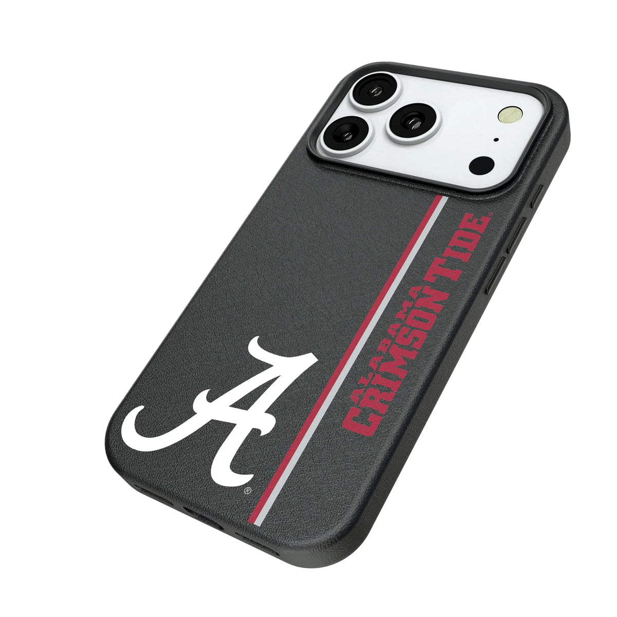 University of Alabama Crimson Tide Script A Sidebar iPhone MagSafe Compatible Phone Case for Apple iPhone - Isometric View#Device_iPhone 18 Pro