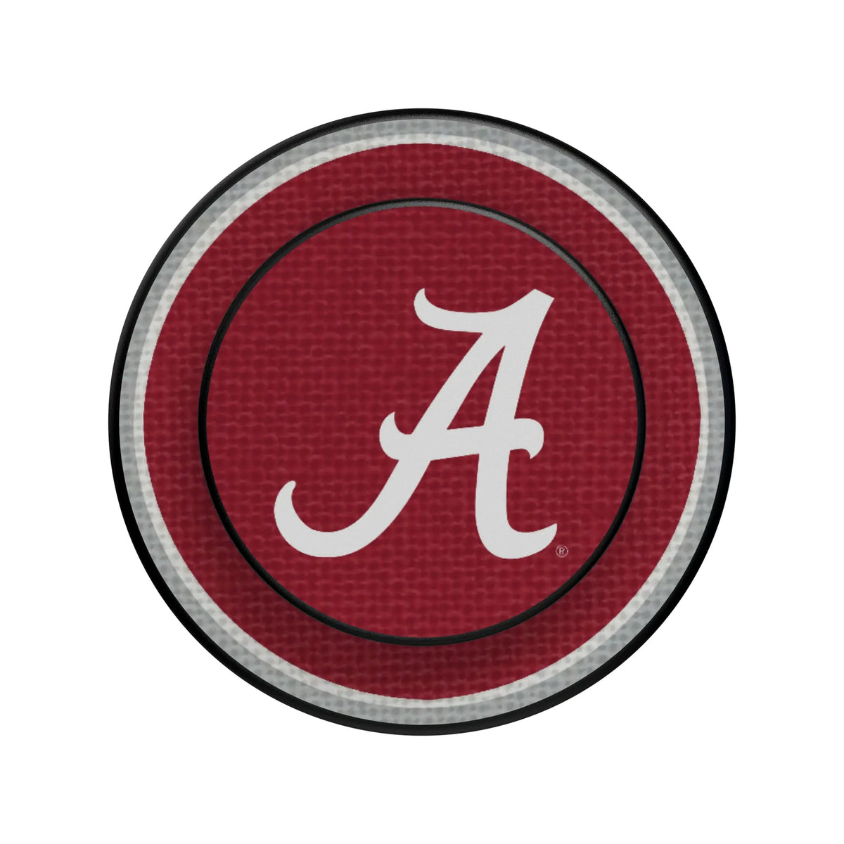 University of Alabama Crimson Tide Script A Stripe Popsockets Round Magnetic