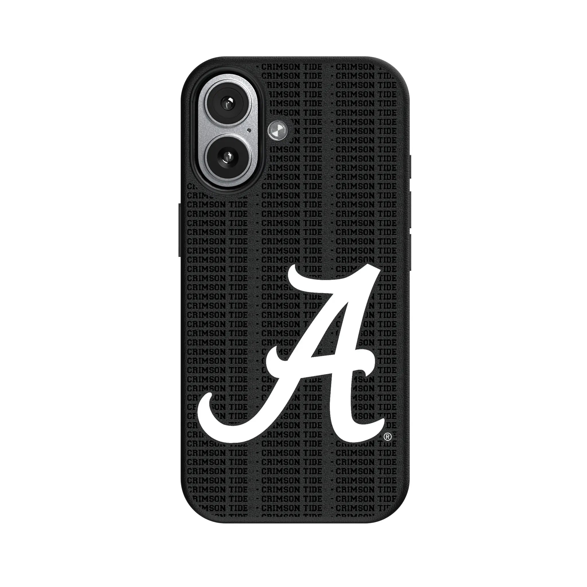 University of Alabama Crimson Tide Script A Text Backdrop iPhone MagSafe Compatible Phone Case for Apple iPhone#Device_iPhone 17