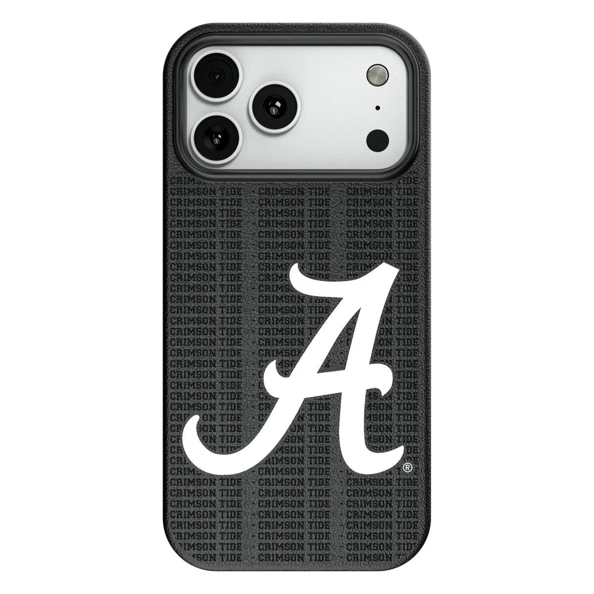 University of Alabama Crimson Tide Script A Text Backdrop MagSafe Compatible Phone Case for Apple iPhone