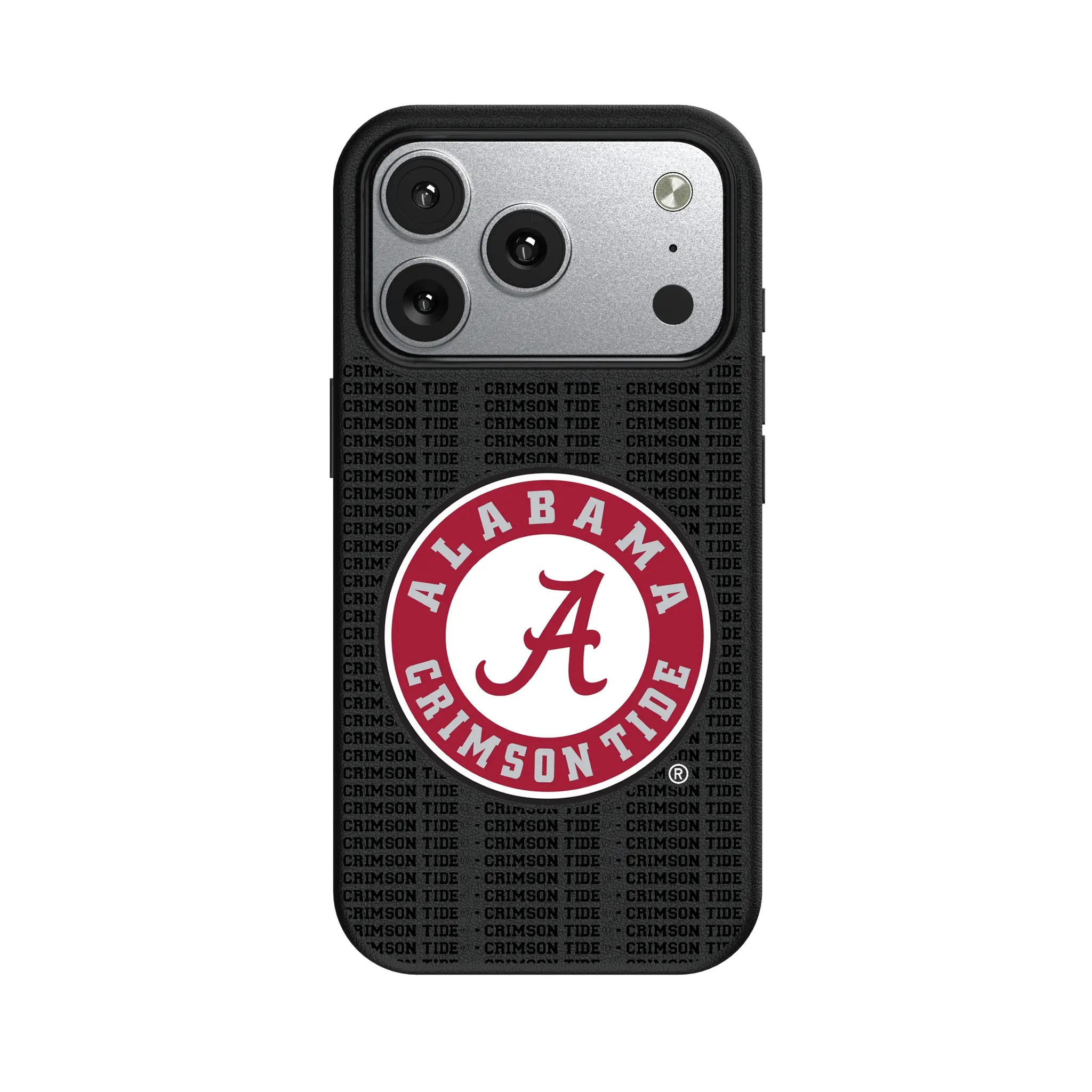 University of Alabama Crimson Tide Text Backdrop iPhone MagSafe Compatible Phone Case for Apple iPhone#Device_iPhone 17 Pro