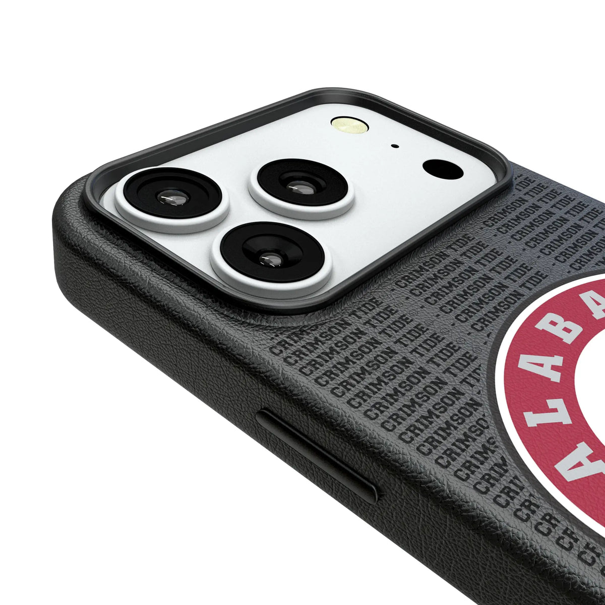 University of Alabama Crimson Tide Text Backdrop iPhone MagSafe Compatible Phone Case for Apple iPhone - Detail#Device_iPhone 18 Pro