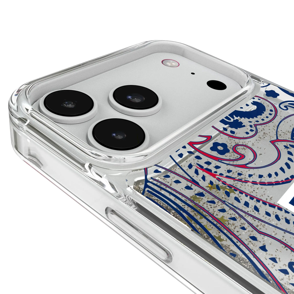 University of Arizona Wildcats Paisley iPhone Glitter Phone Case for Apple iPhone - Detail#Device_iPhone 18 Pro Max