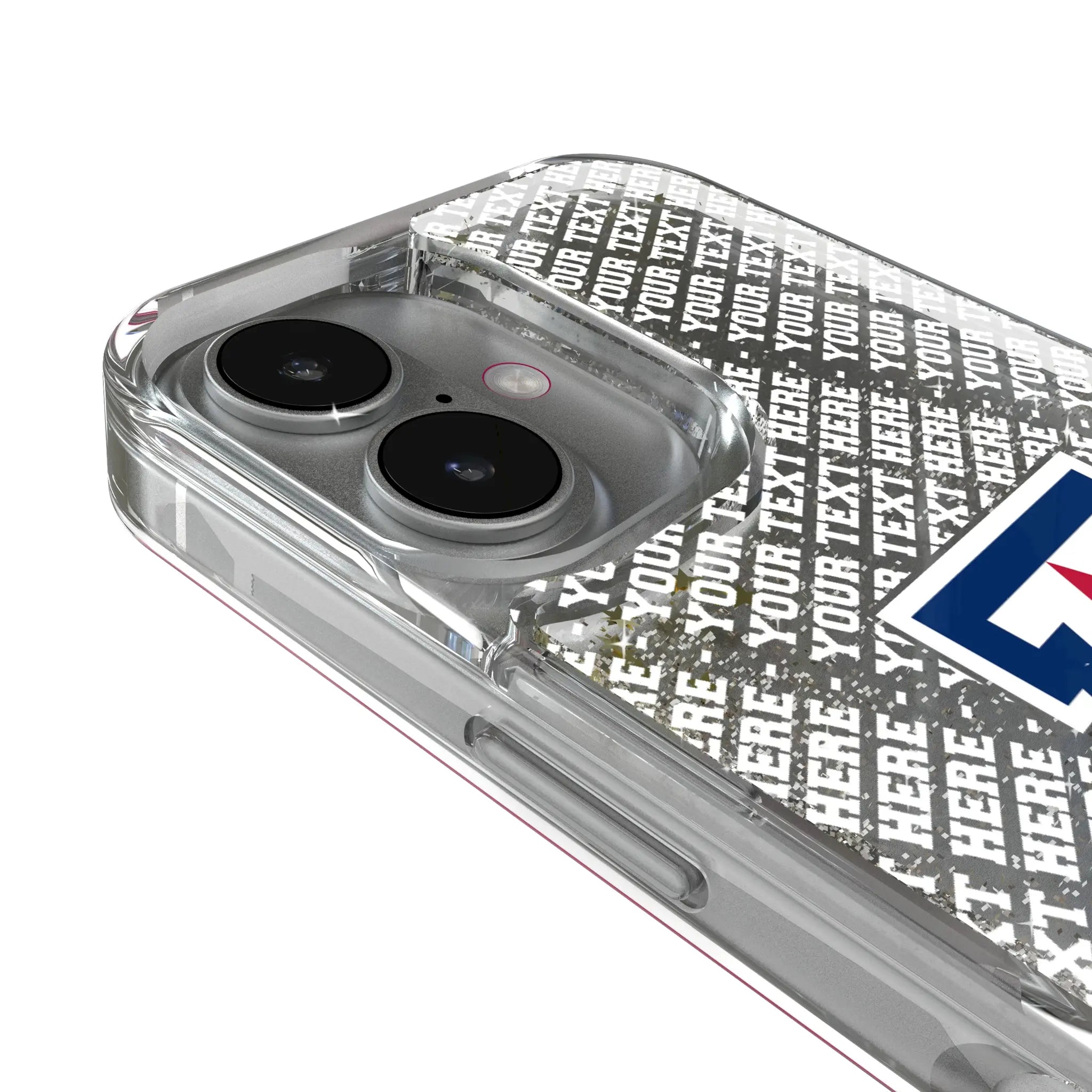 University of Arizona Wildcats Personalized EndZone Plus iPhone Glitter Phone Case for Apple iPhone - Detail