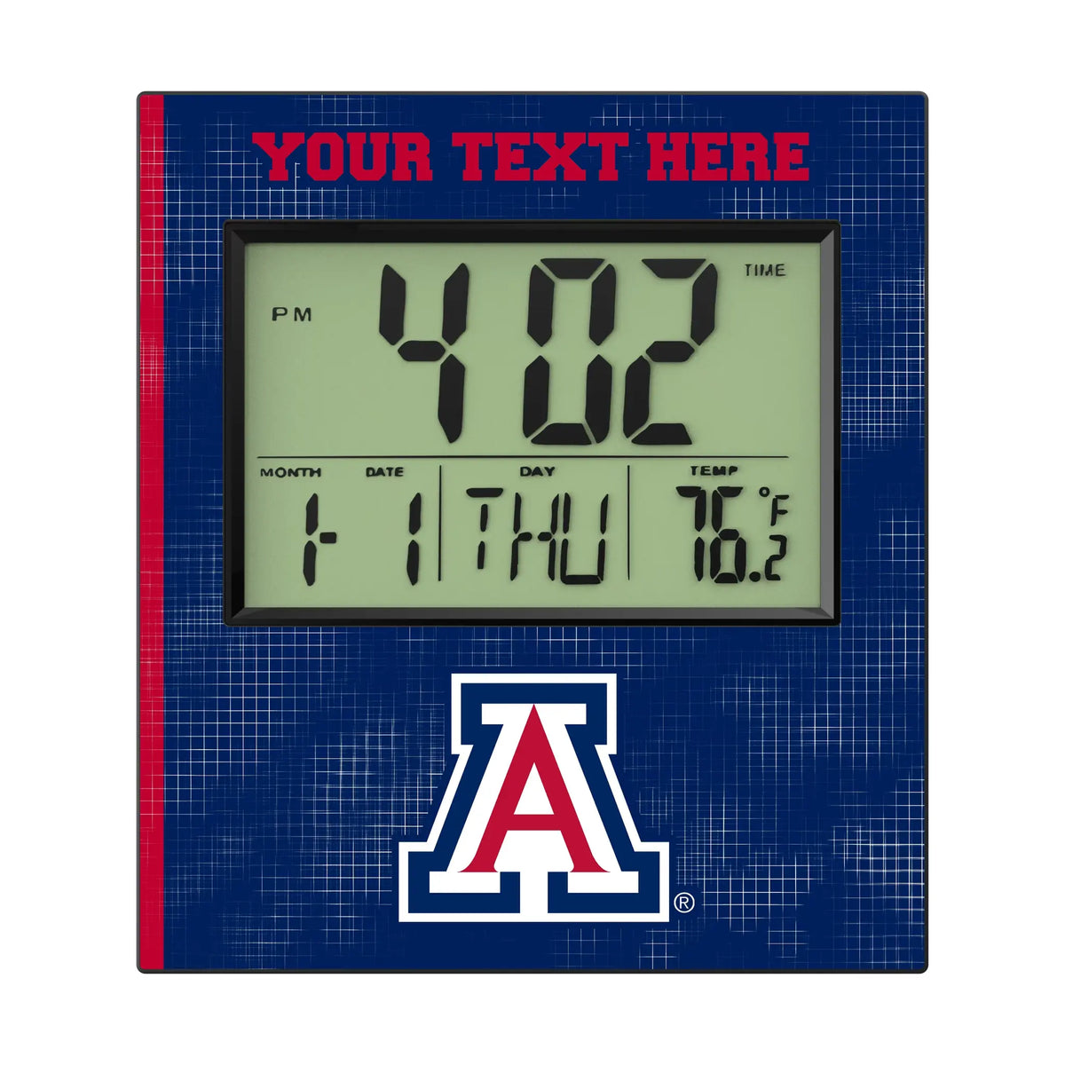 University of Arizona Wildcats Personalized Hatch Wall Clock