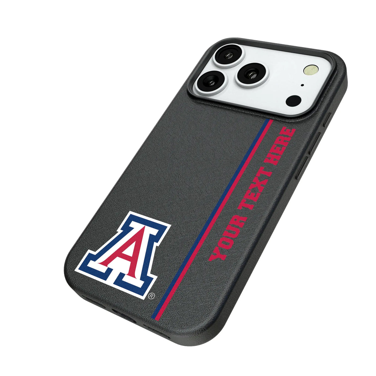 University of Arizona Wildcats Personalized Sidebard iPhone MagSafe Compatible Phone Case for Apple iPhone - Isometric View#Device_iPhone 18 Pro