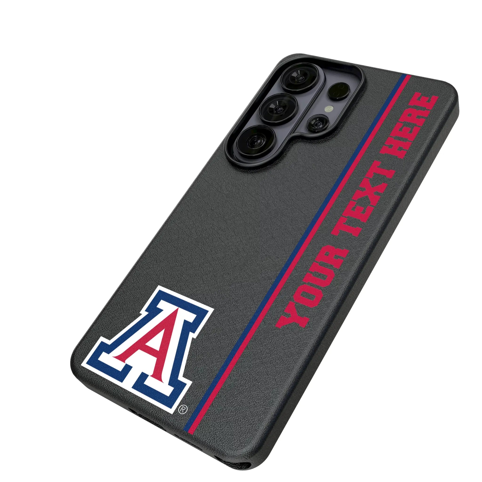 University of Arizona Wildcats Personalized Sidebard Galaxy MagSafe Compatible Phone Case for Samsung Galaxy - Isometric View#Device_Galaxy S26 Ultra