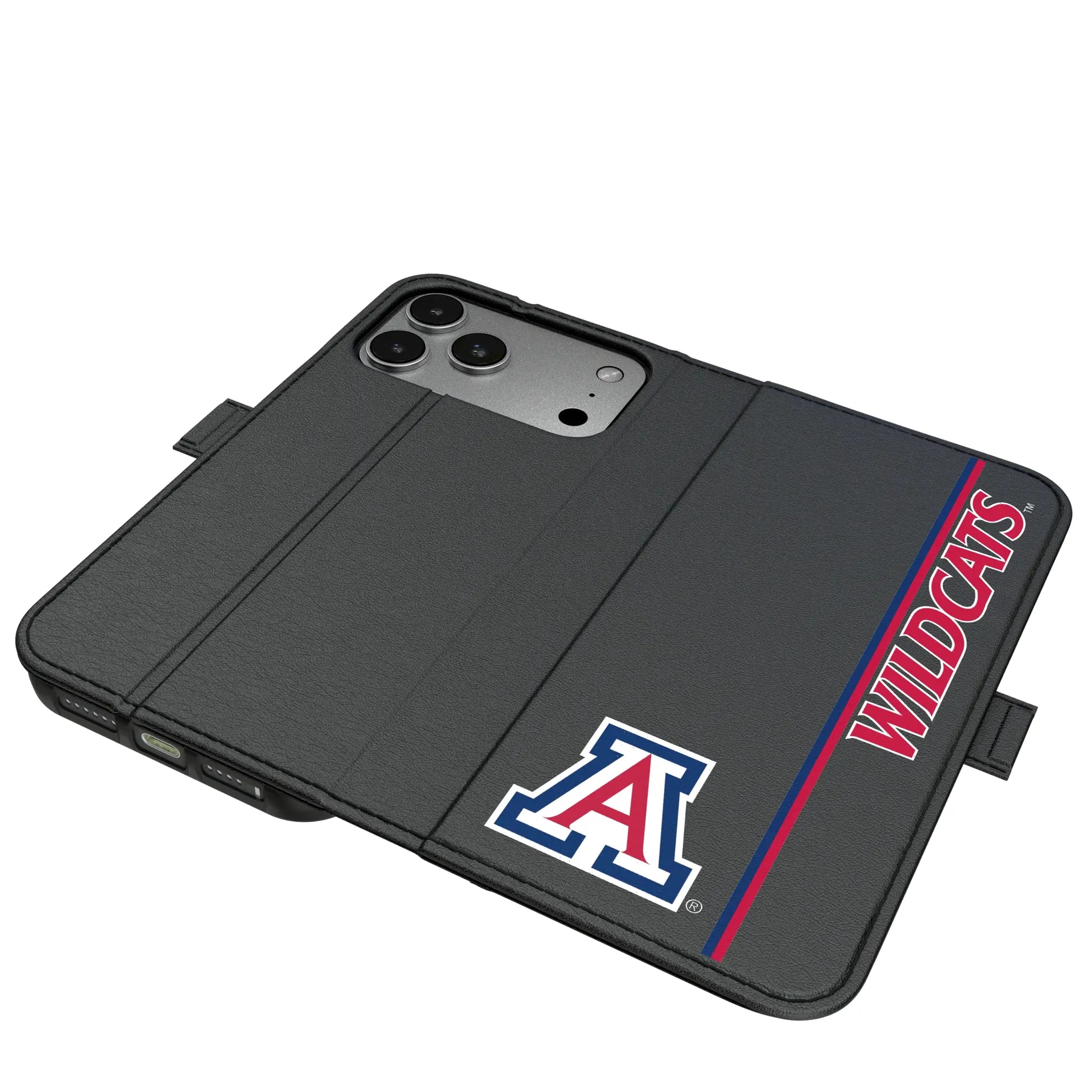 University of Arizona Wildcats Sidebar iPhone Folio Phone Case for Apple iPhone#Device_iPhone 17 Pro Max