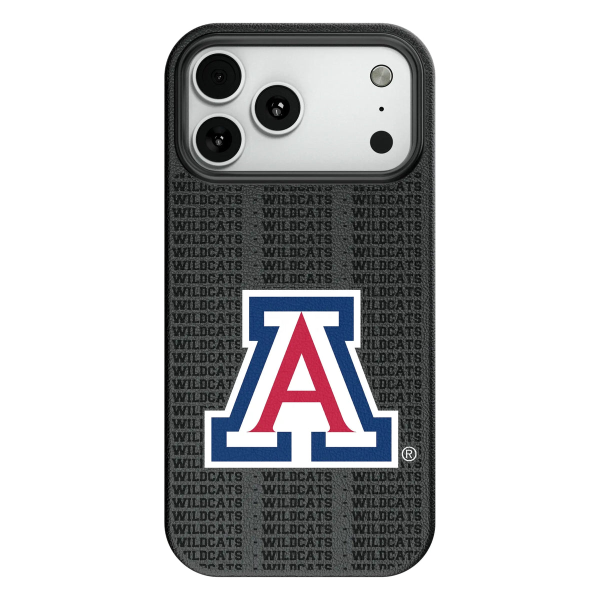 University of Arizona Wildcats Text Backdrop MagSafe Compatible Phone Case for Apple iPhone