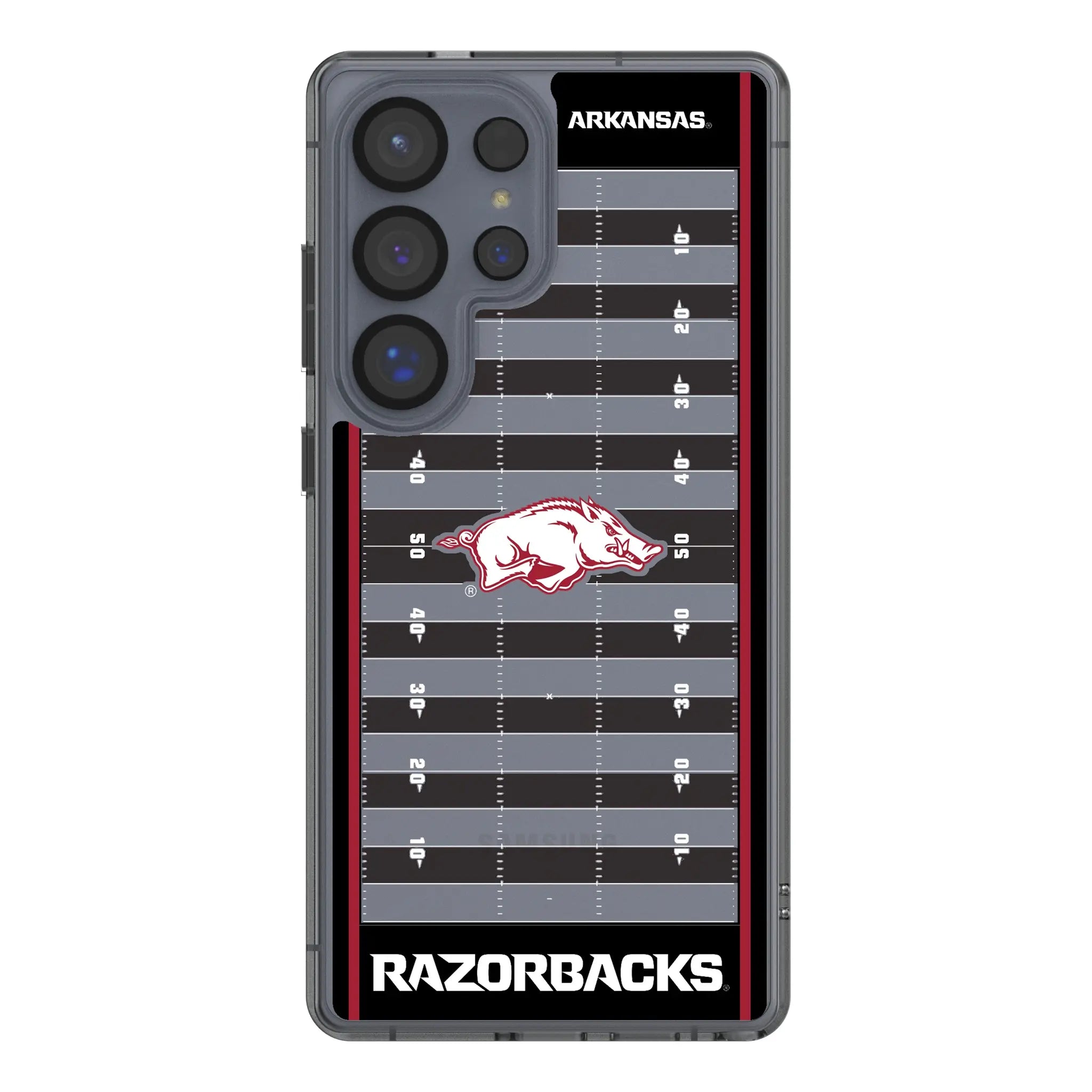 University of Arkansas Fayetteville Razorbacks Field Galaxy Clear Phone Case for Samsung Galaxy#Device_Galaxy S25 Ultra