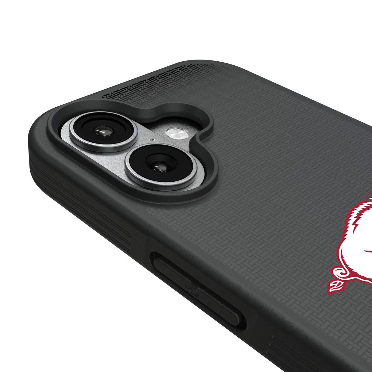 University of Arkansas Fayetteville Razorbacks Linen iPhone Bump Phone Case for Apple iPhone - Detail#Device_iPhone 17