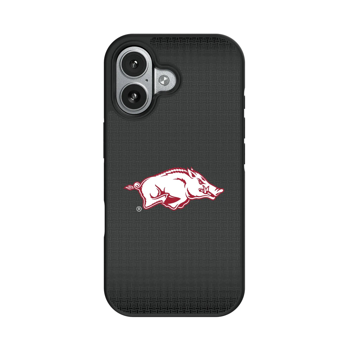 University of Arkansas Fayetteville Razorbacks Linen iPhone Bump Phone Case for Apple iPhone#Device_iPhone 17