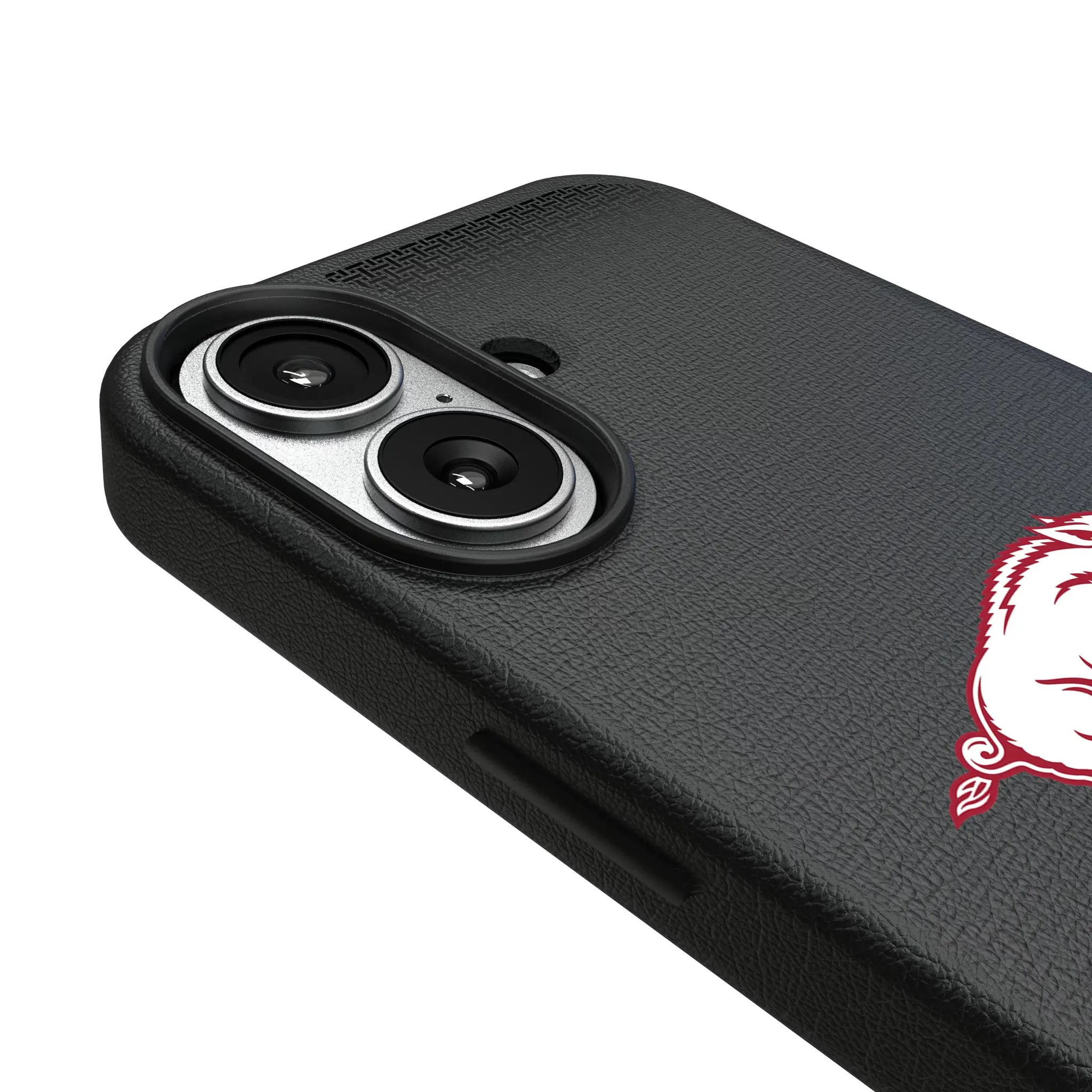 University of Arkansas Fayetteville Razorbacks Linen iPhone MagSafe Compatible Phone Case for Apple iPhone - Detail#Device_iPhone 17