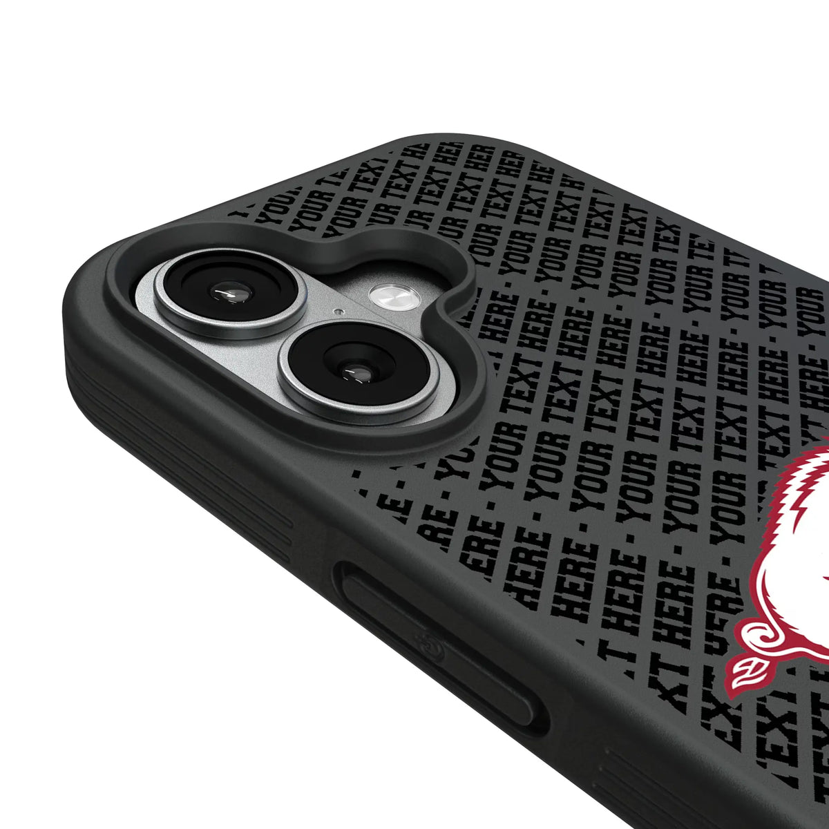 University of Arkansas Fayetteville Razorbacks Personalized EndZone Plus iPhone Bump Phone Case for Apple iPhone - Detail#Device_iPhone 17