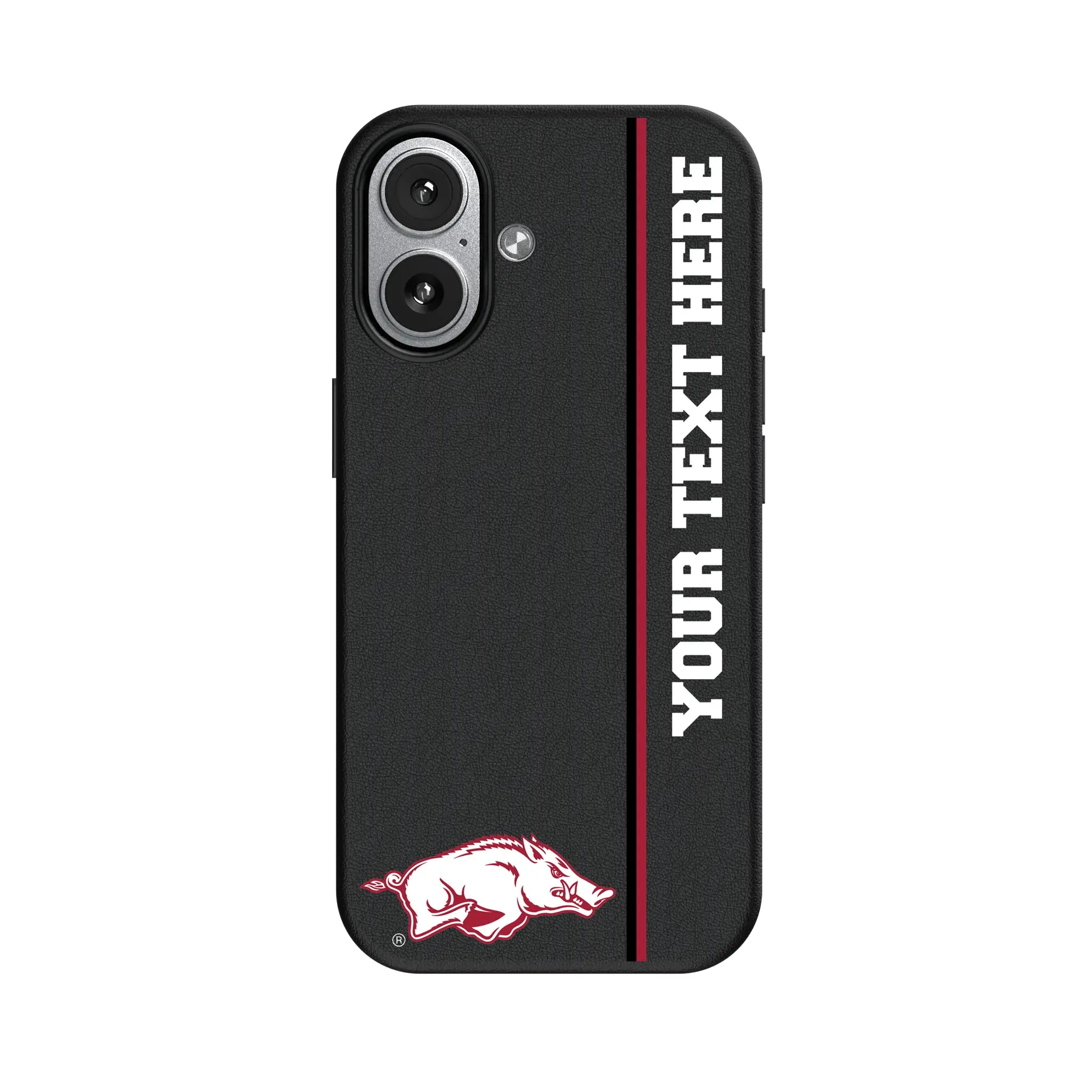 University of Arkansas Fayetteville Razorbacks Personalized Sidebard iPhone MagSafe Compatible Phone Case for Apple iPhone#Device_iPhone 17