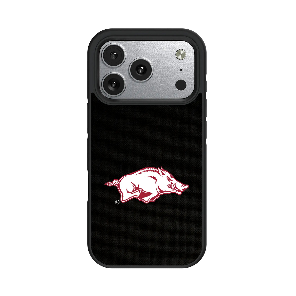 University of Arkansas Fayetteville Razorbacks Solid iPhone Bump Phone Case for Apple iPhone#Device_iPhone 17 Pro