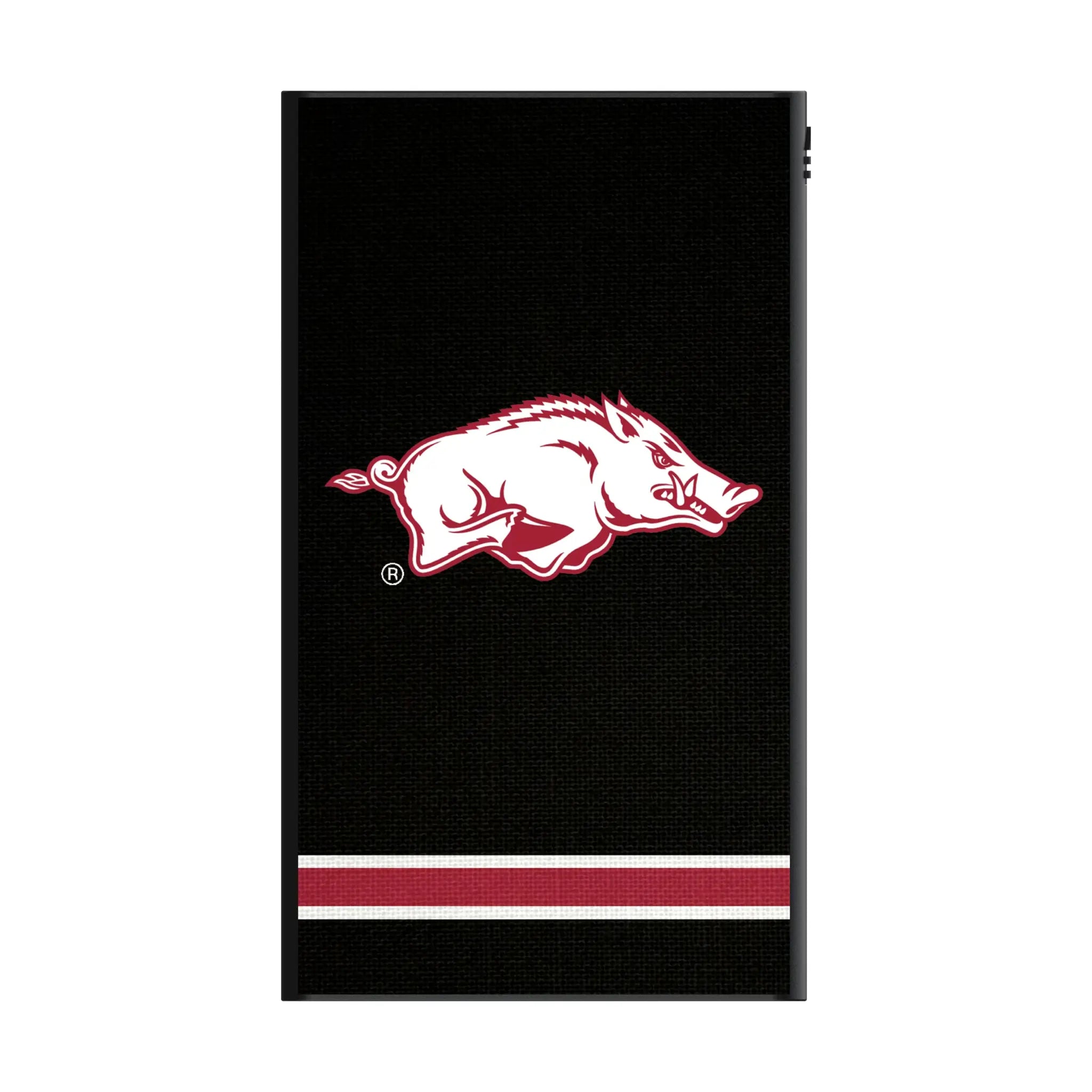 University of Arkansas Fayetteville Razorbacks Stripe 5000mAh Flat Power Bank