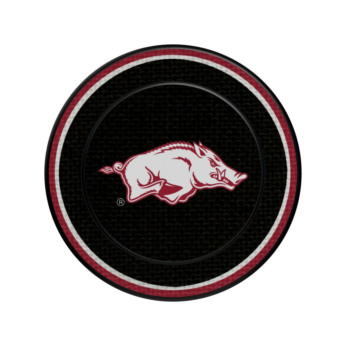 University of Arkansas Fayetteville Razorbacks Stripe Popsockets Round Magnetic