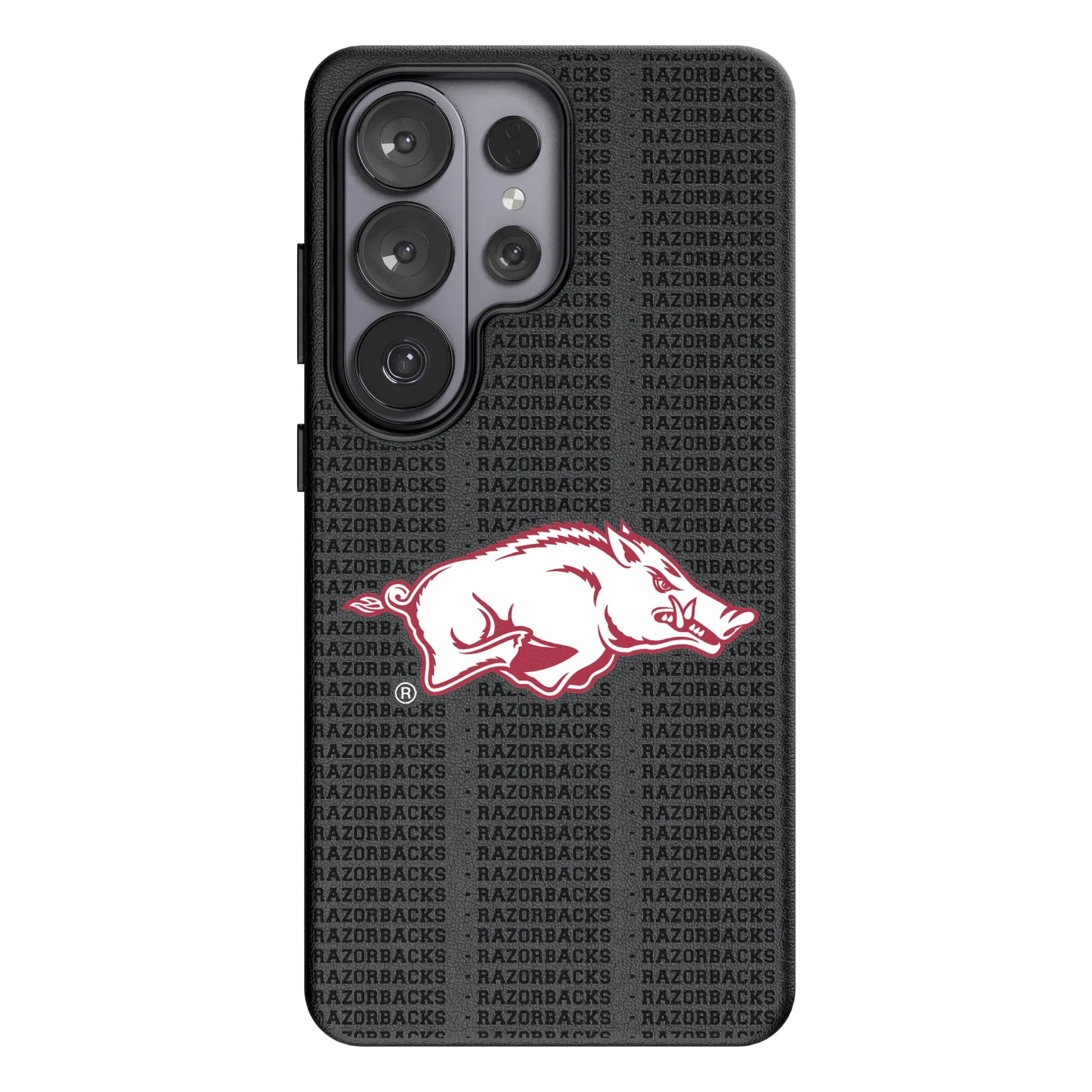 University of Arkansas Fayetteville Razorbacks Text Backdrop Galaxy MagSafe Compatible Phone Case for Samsung Galaxy#Device_Galaxy S26 Ultra