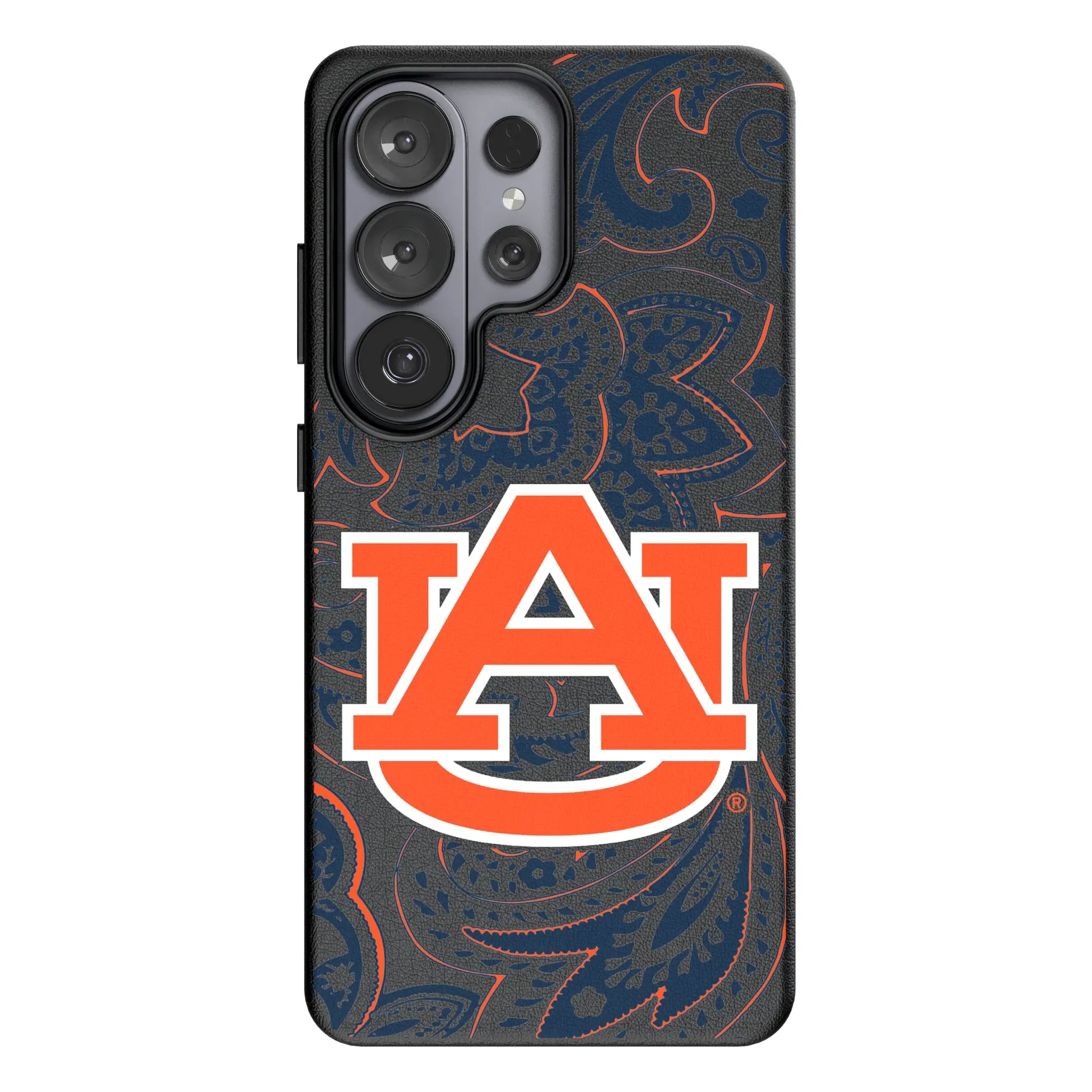 University of Auburn Tigers Paisley Galaxy MagSafe Compatible Phone Case for Samsung Galaxy#Device_Galaxy S26 Ultra
