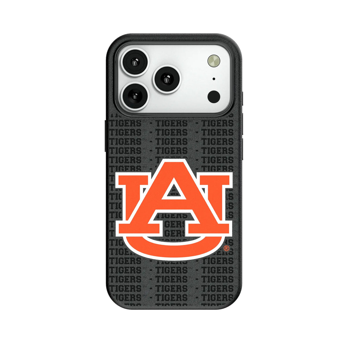 University of Auburn Tigers Text Backdrop MagSafe Compatible Phone Case for Apple iPhone