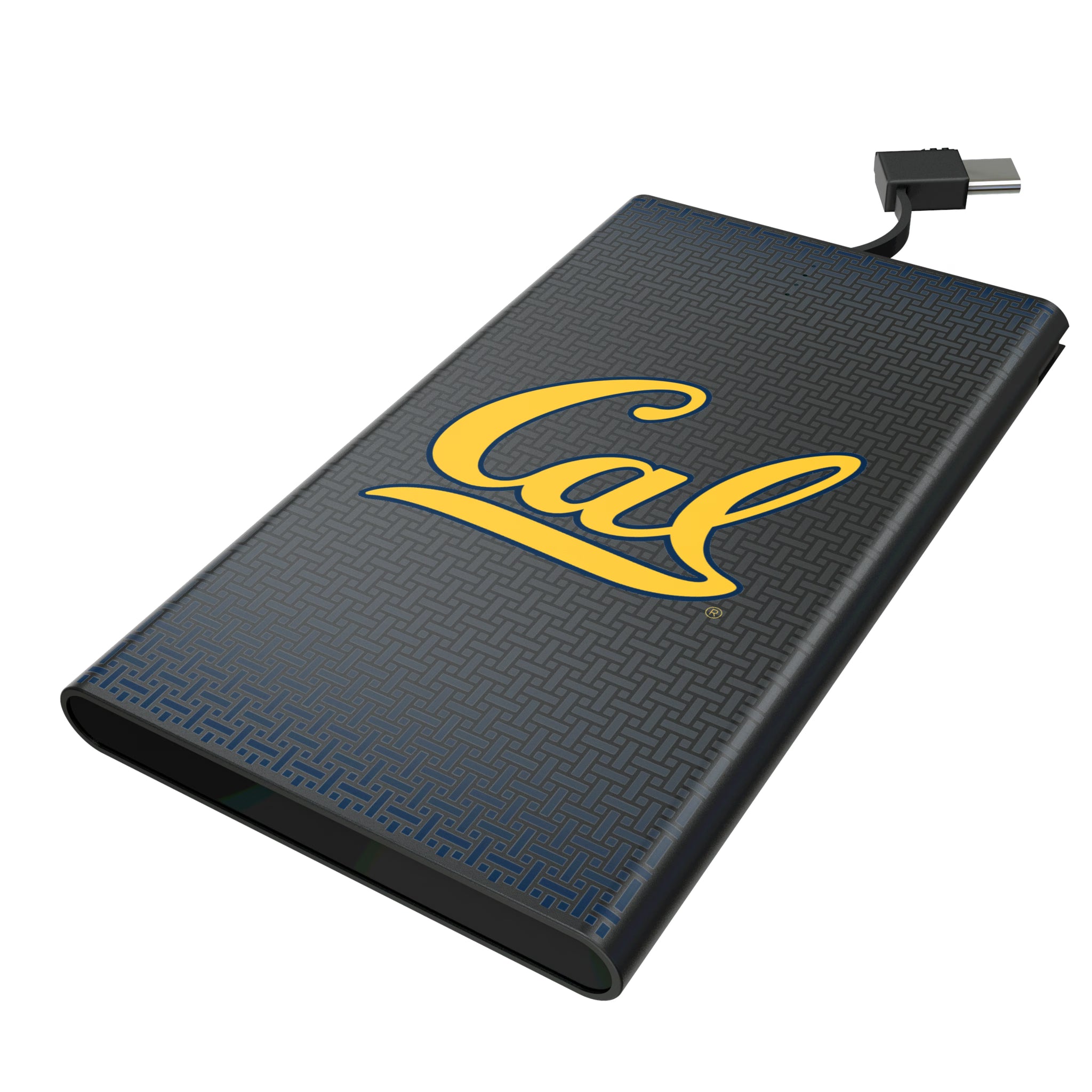 University of California Berkeley Golden Bears Linen 5000mAh Flat Powerbank