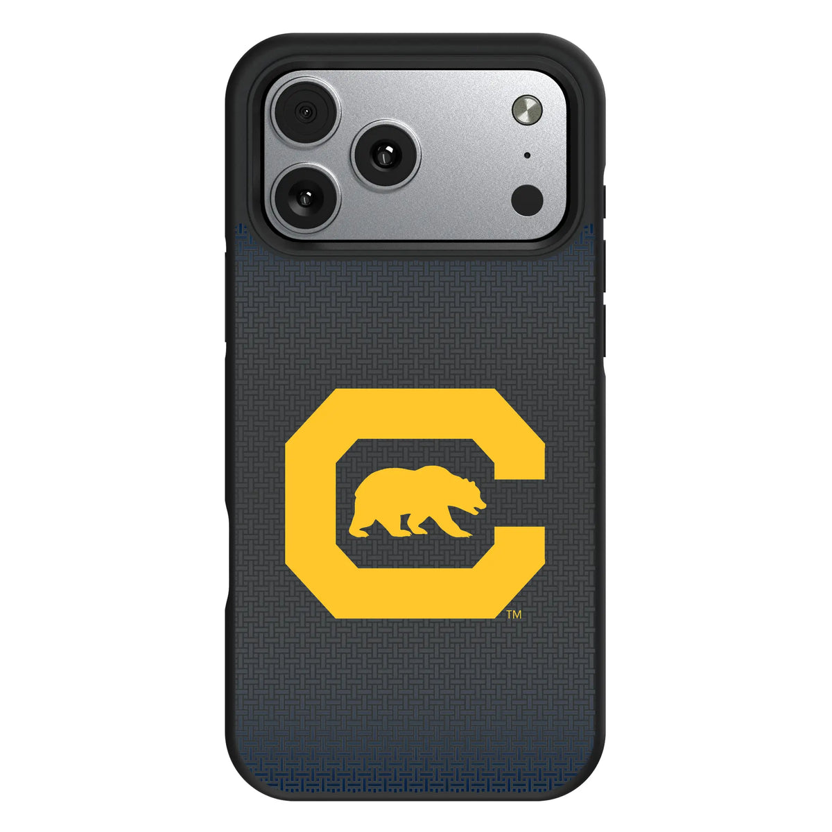 University of California Berkeley Golden Bears Linen iPhone Bump Phone Case for Apple iPhone#Device_iPhone 17 Pro Max