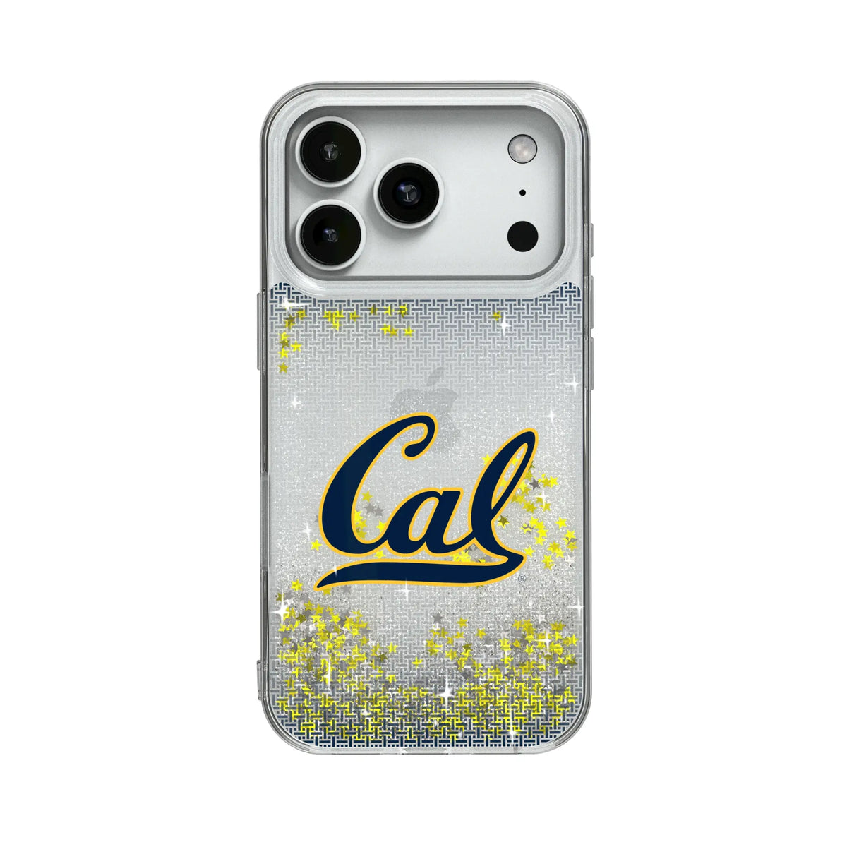 University of California Berkeley Golden Bears Linen Glitter Phone Case for Apple iPhone