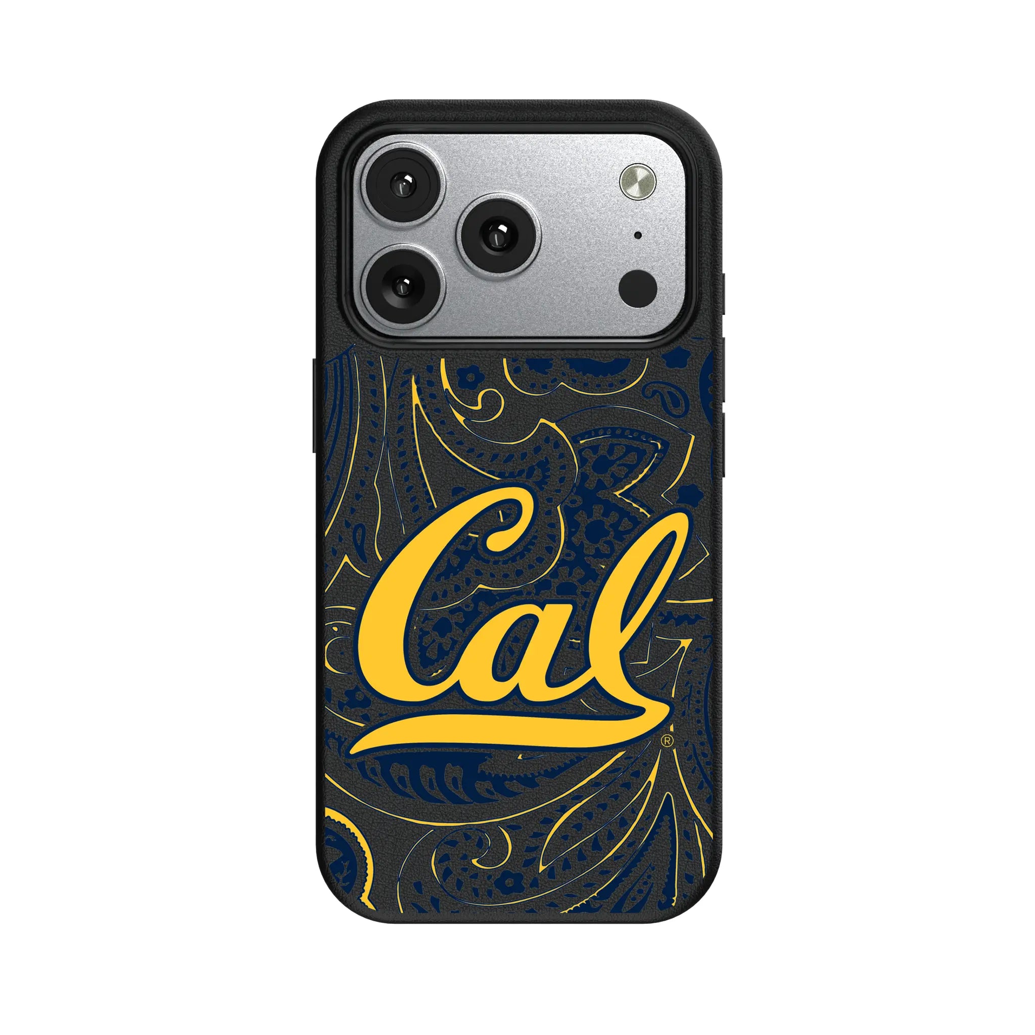 University of California Berkeley Golden Bears Paisley iPhone MagSafe Compatible Phone Case for Apple iPhone#Device_iPhone 17 Pro