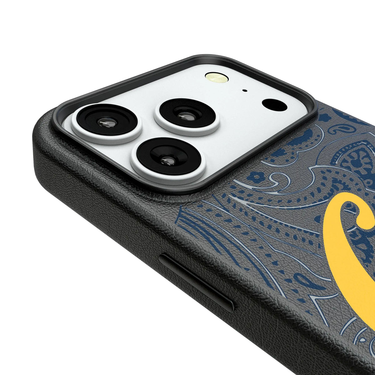 University of California Berkeley Golden Bears Paisley iPhone MagSafe Compatible Phone Case for Apple iPhone - Detail#Device_iPhone 18 Pro