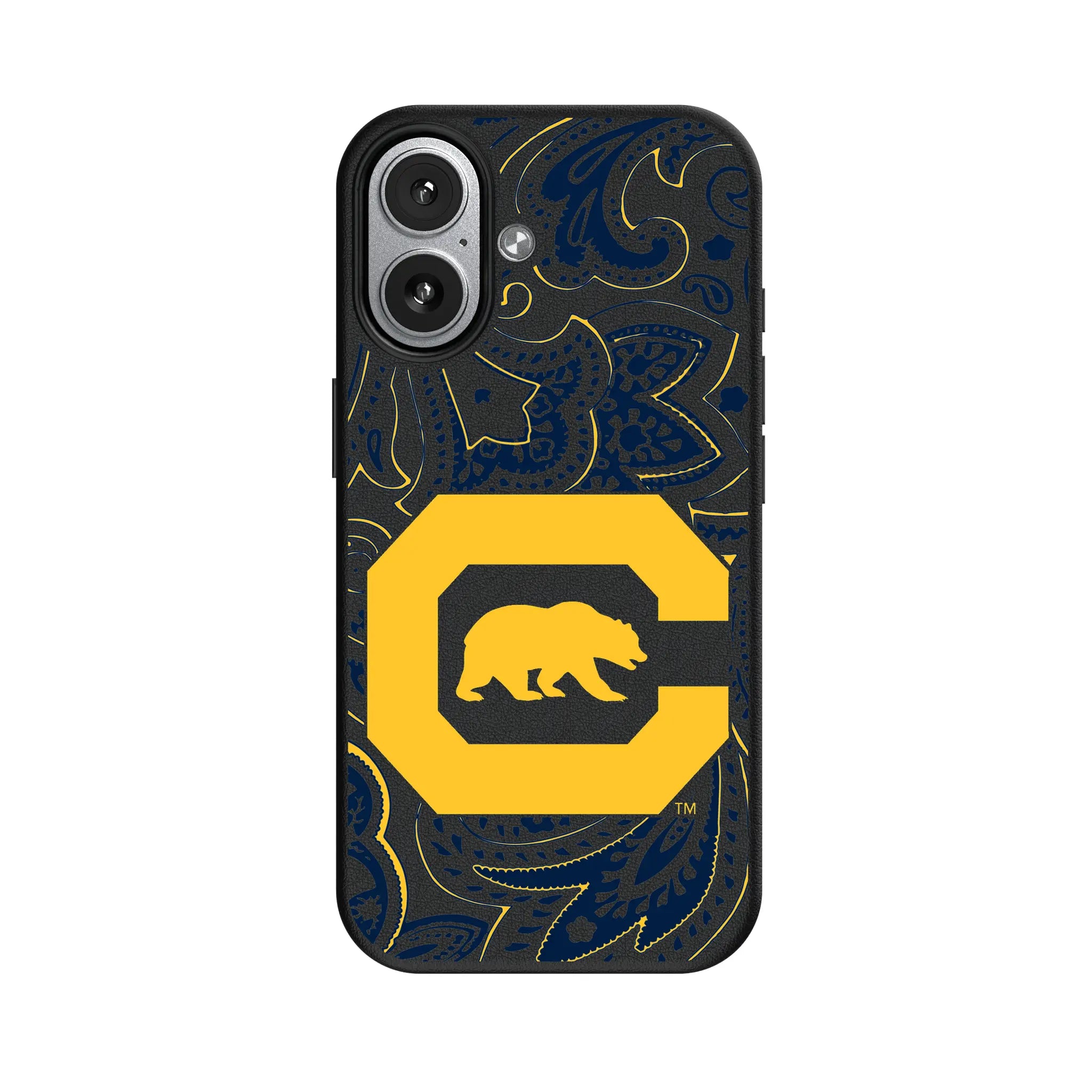 University of California Berkeley Golden Bears Paisley iPhone MagSafe Compatible Phone Case for Apple iPhone#Device_iPhone 17
