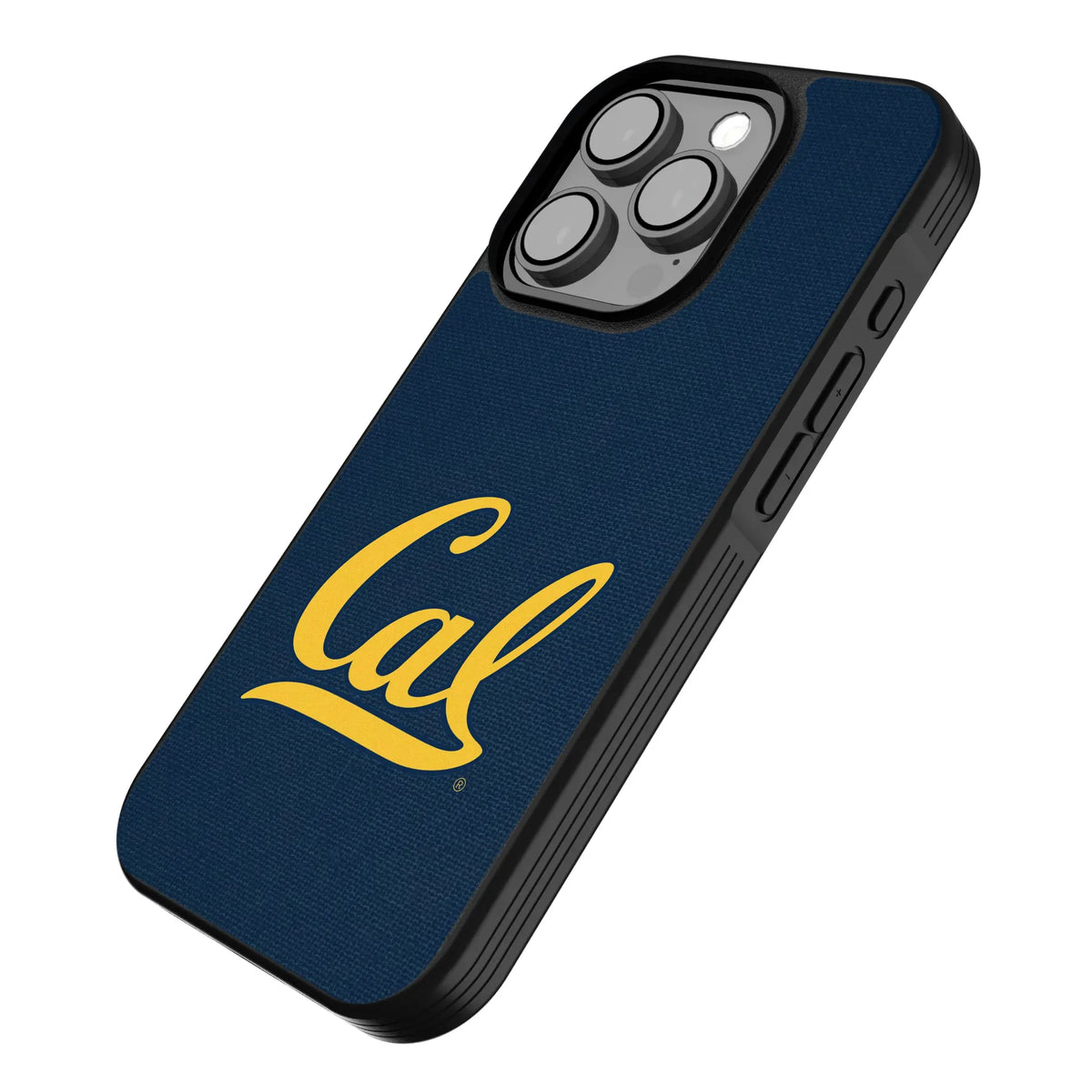 University of California Berkeley Golden Bears Solid iPhone Bump Phone Case for Apple iPhone - Isometric View