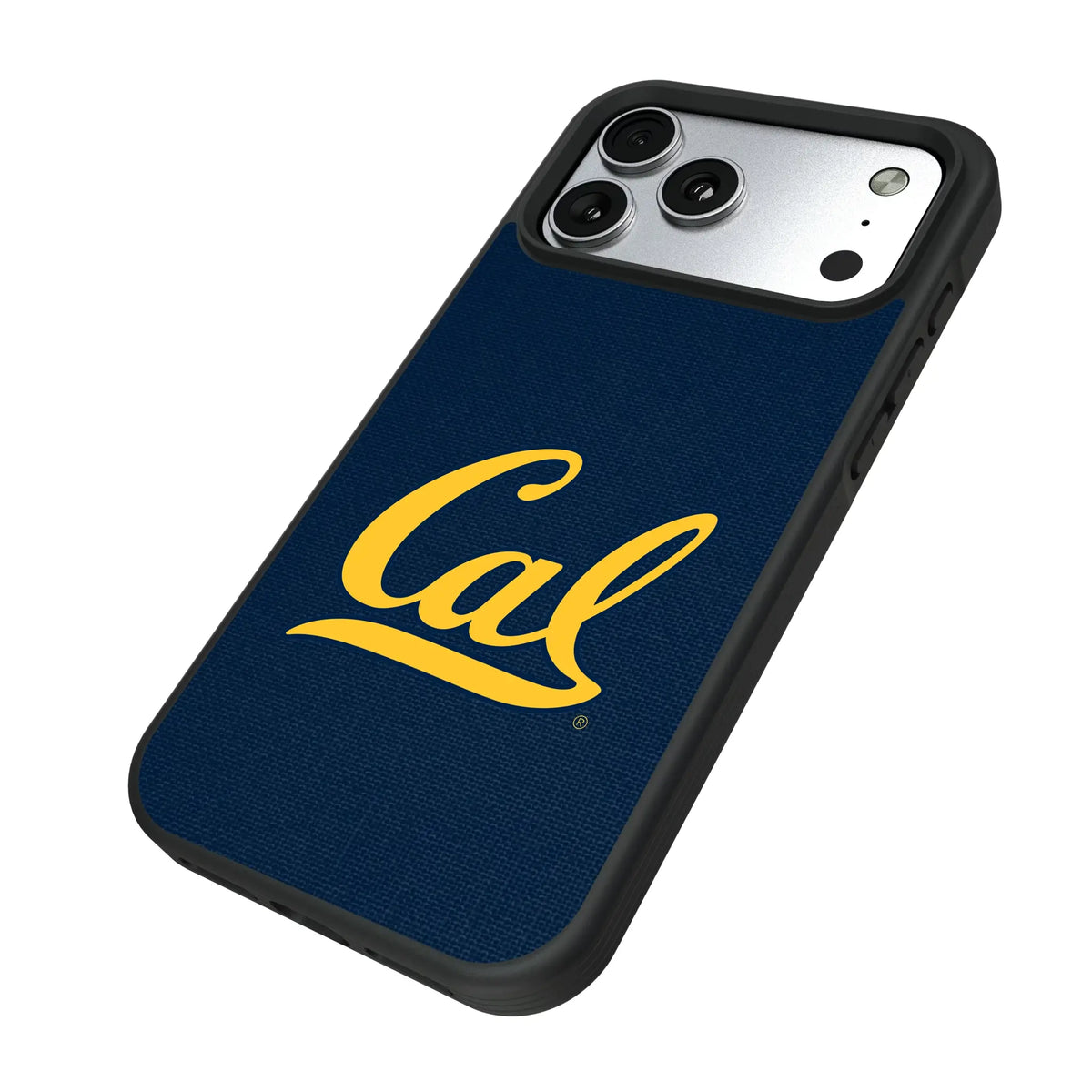 University of California Berkeley Golden Bears Solid iPhone Bump Phone Case for Apple iPhone - Isometric View#Device_iPhone 17 Pro Max