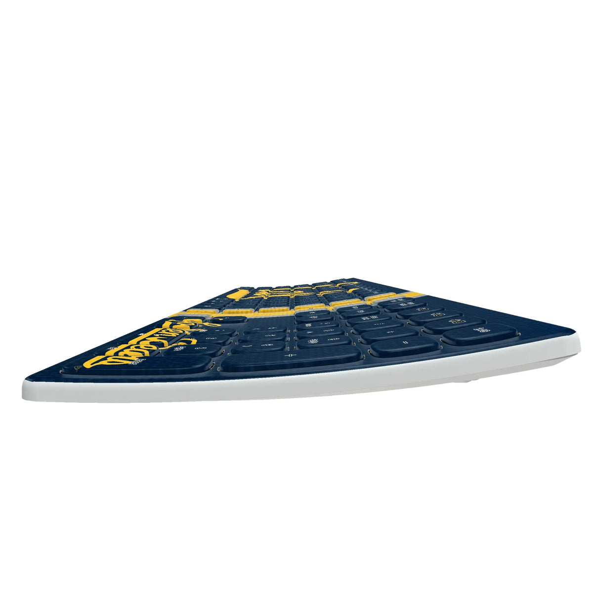 University of California Berkeley Golden Bears Stripe KKB605 Curved Wireless Keyboard