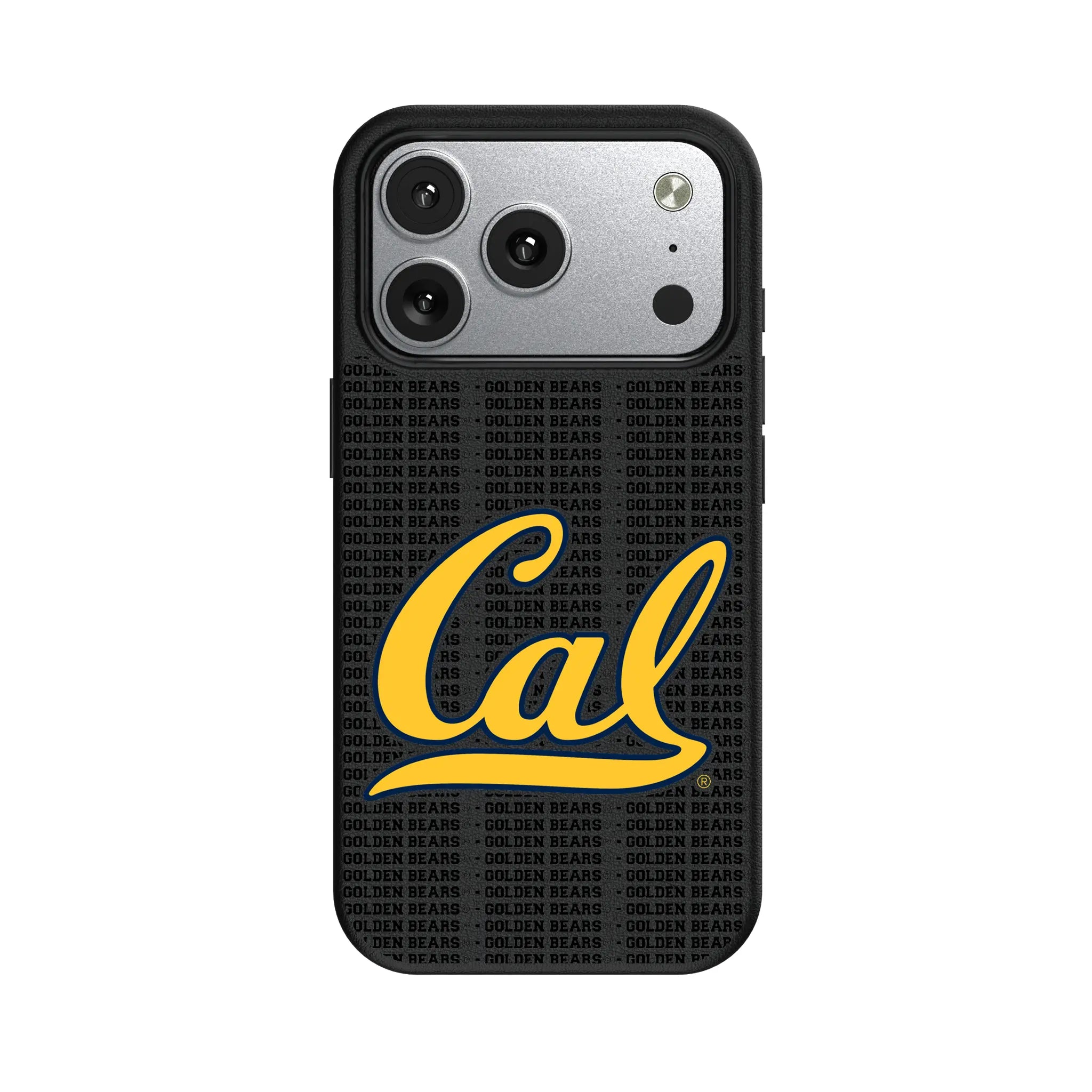 University of California Berkeley Golden Bears Text Backdrop iPhone MagSafe Compatible Phone Case for Apple iPhone#Device_iPhone 17 Pro