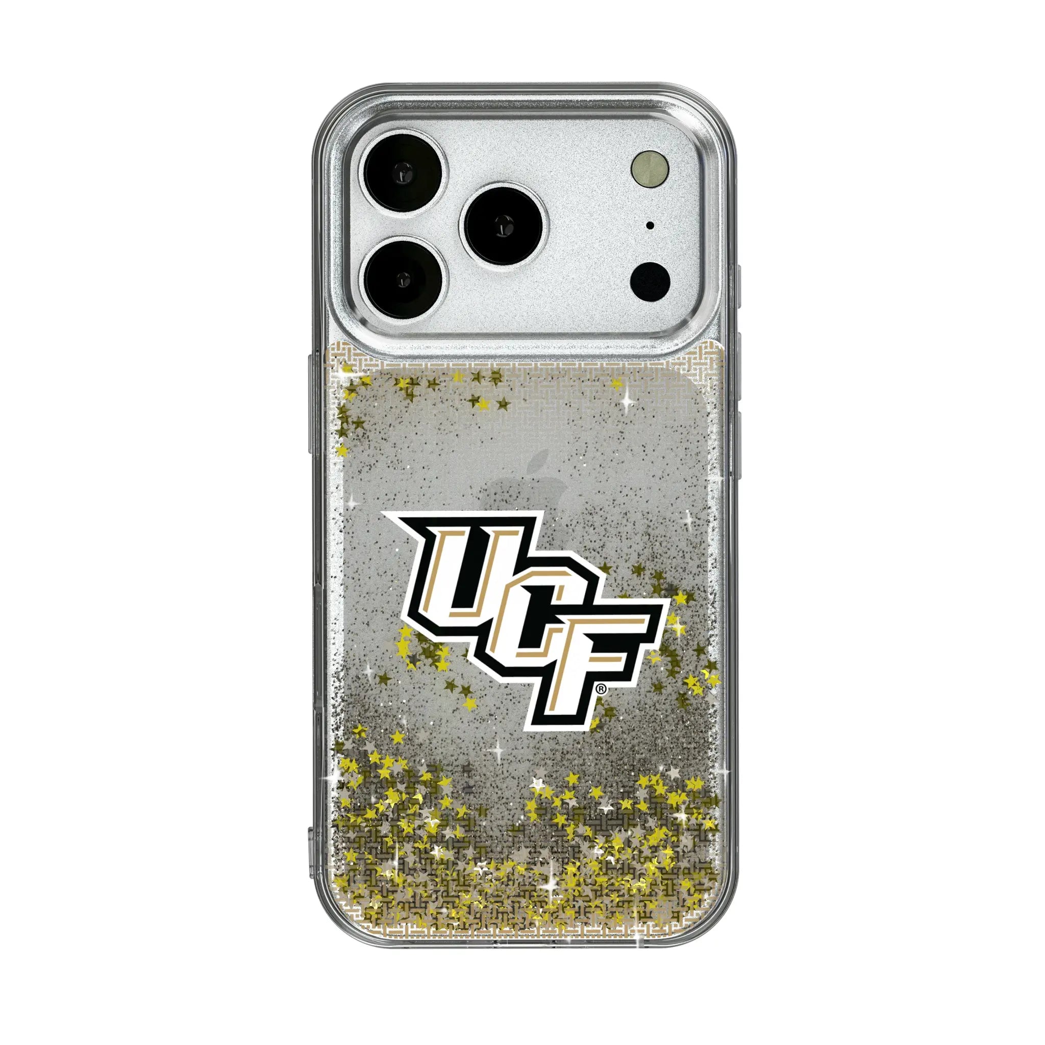 University of Central Florida Golden Knights Linen iPhone Glitter Phone Case for Apple iPhone