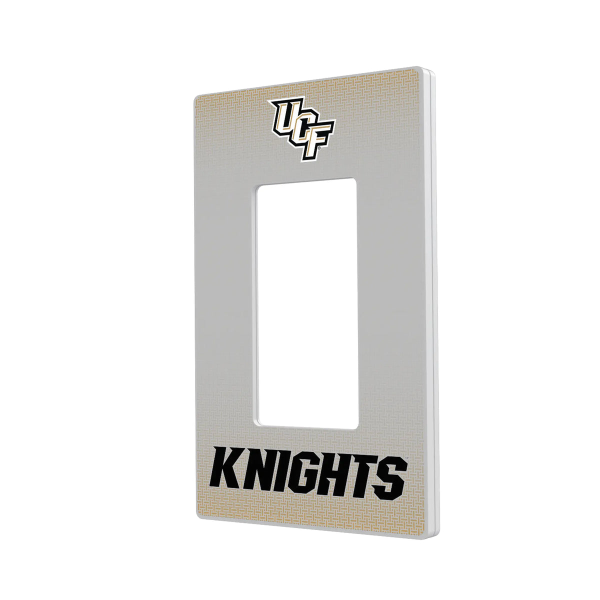 University of Central Florida Golden Knights Linen Hidden-Screw Light Switch Plate#Style_Single Rocker