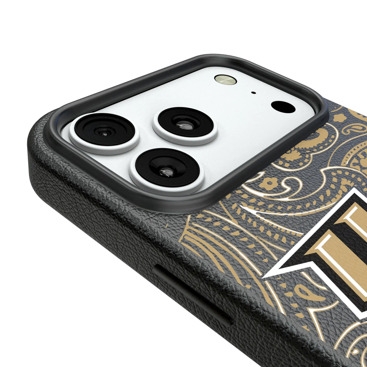 University of Central Florida Golden Knights Paisley iPhone MagSafe Compatible Phone Case for Apple iPhone - Detail#Device_iPhone 18 Pro Max
