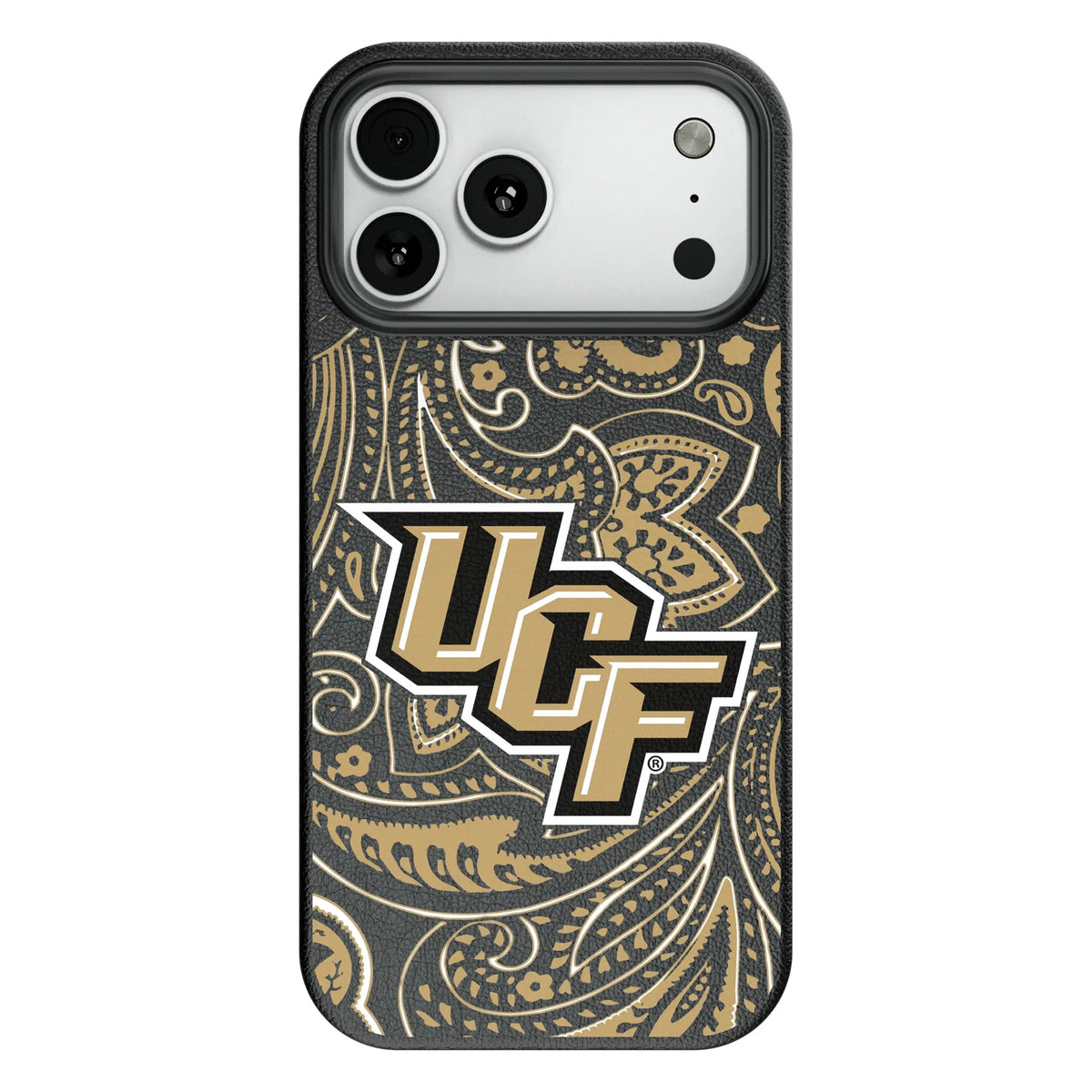 University of Central Florida Golden Knights Paisley MagSafe Compatible Phone Case for Apple iPhone