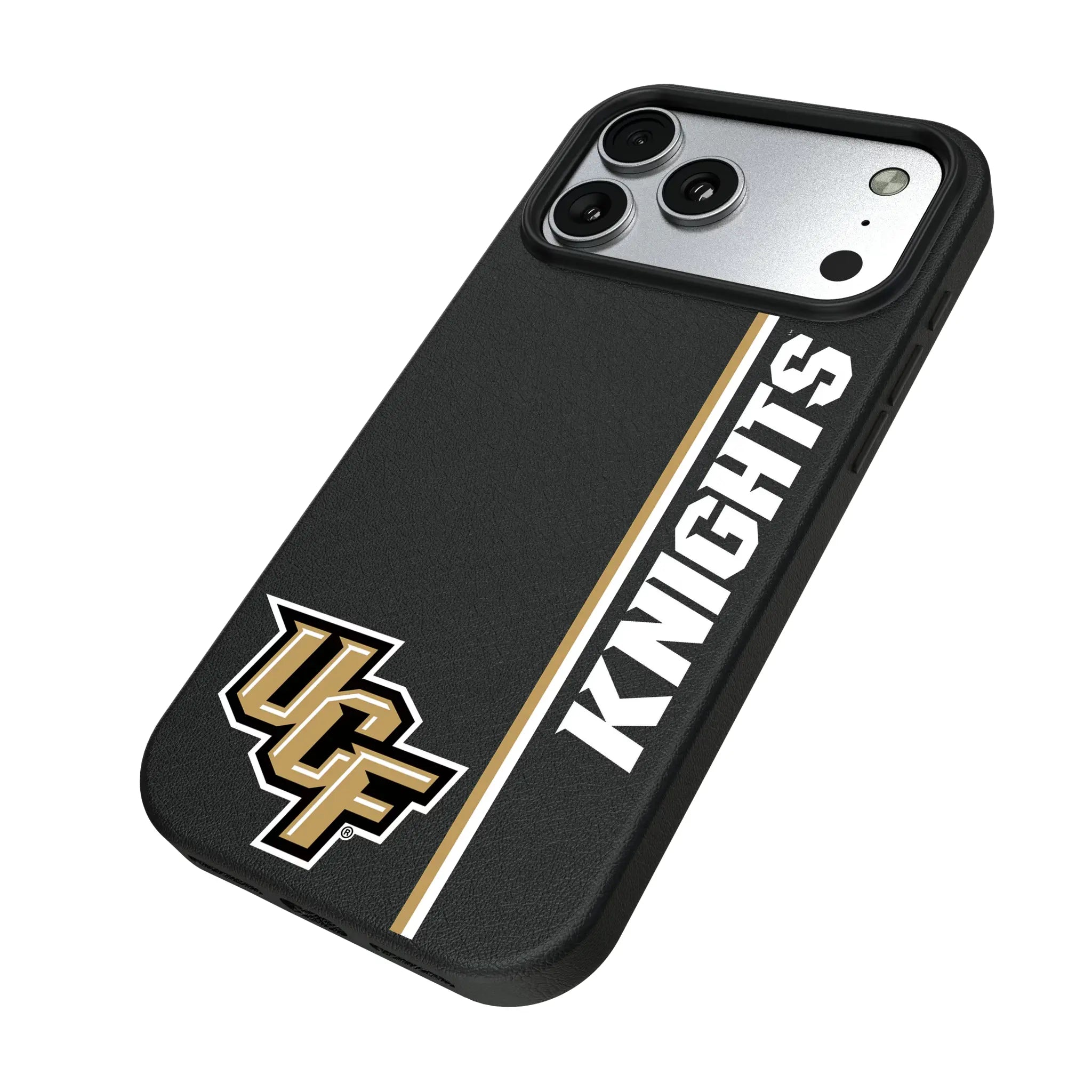 University of Central Florida Golden Knights Sidebar iPhone MagSafe Compatible Phone Case for Apple iPhone - Isometric View#Device_iPhone 17 Pro Max
