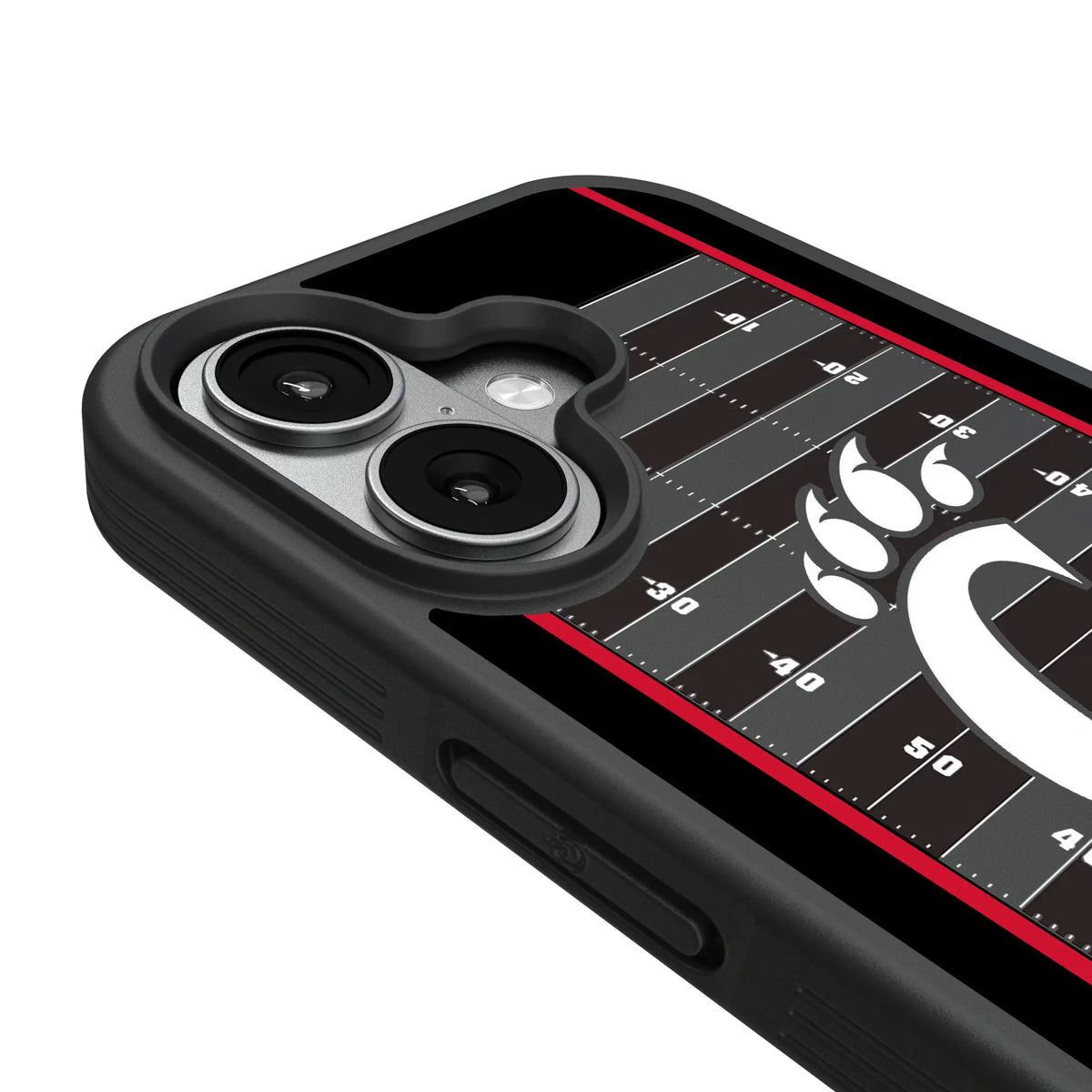 University of Cincinnati Bearcats Field iPhone Bump Phone Case for Apple iPhone - Detail#Device_iPhone 17