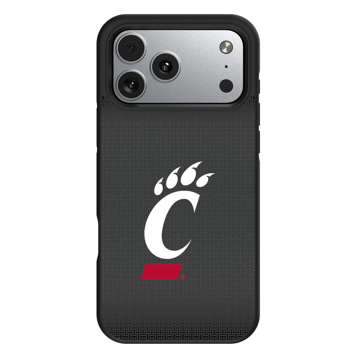 University of Cincinnati Bearcats Linen iPhone Bump Phone Case for Apple iPhone#Device_iPhone 17 Pro Max