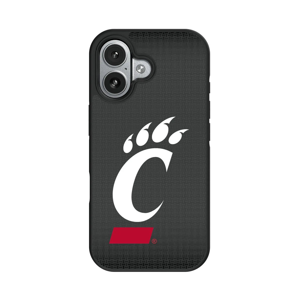University of Cincinnati Bearcats Linen iPhone Bump Phone Case for Apple iPhone#Device_iPhone 17